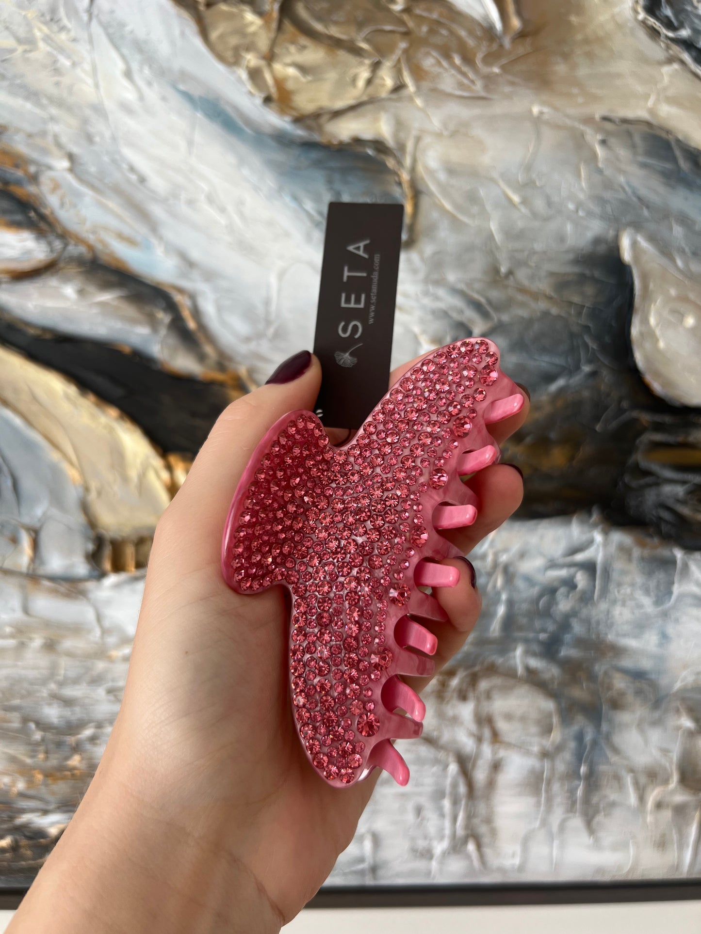 Fermaglio per capelli Pink Diamond Obsession