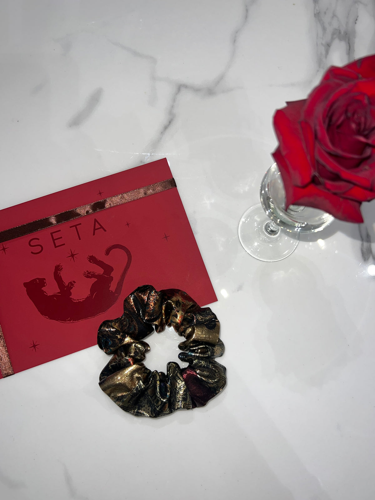 Brillante Silk Scrunchie