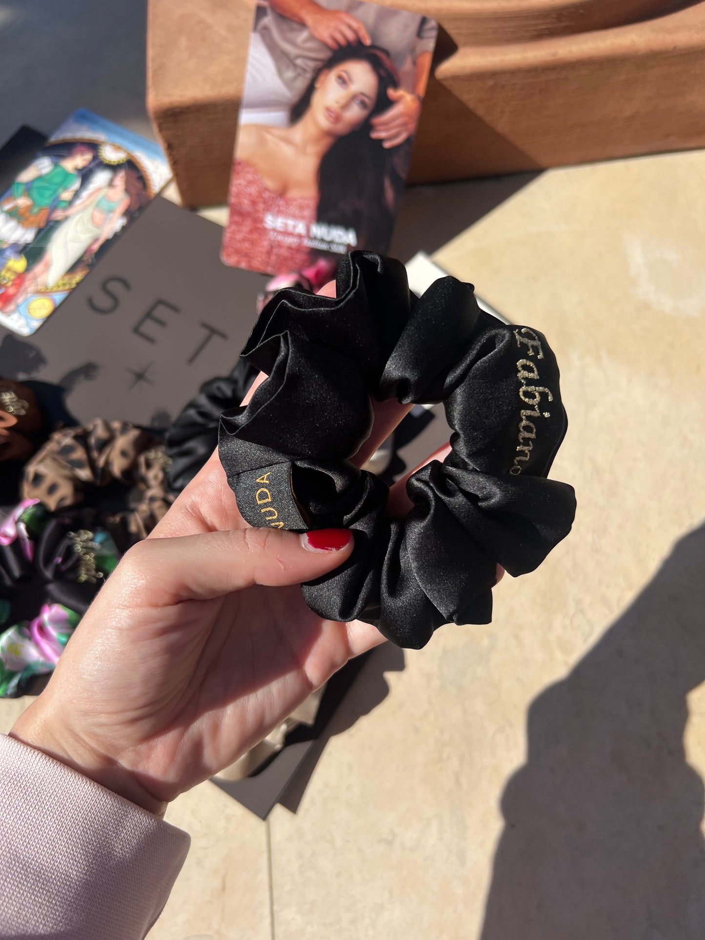 Classic Black Scrunchie