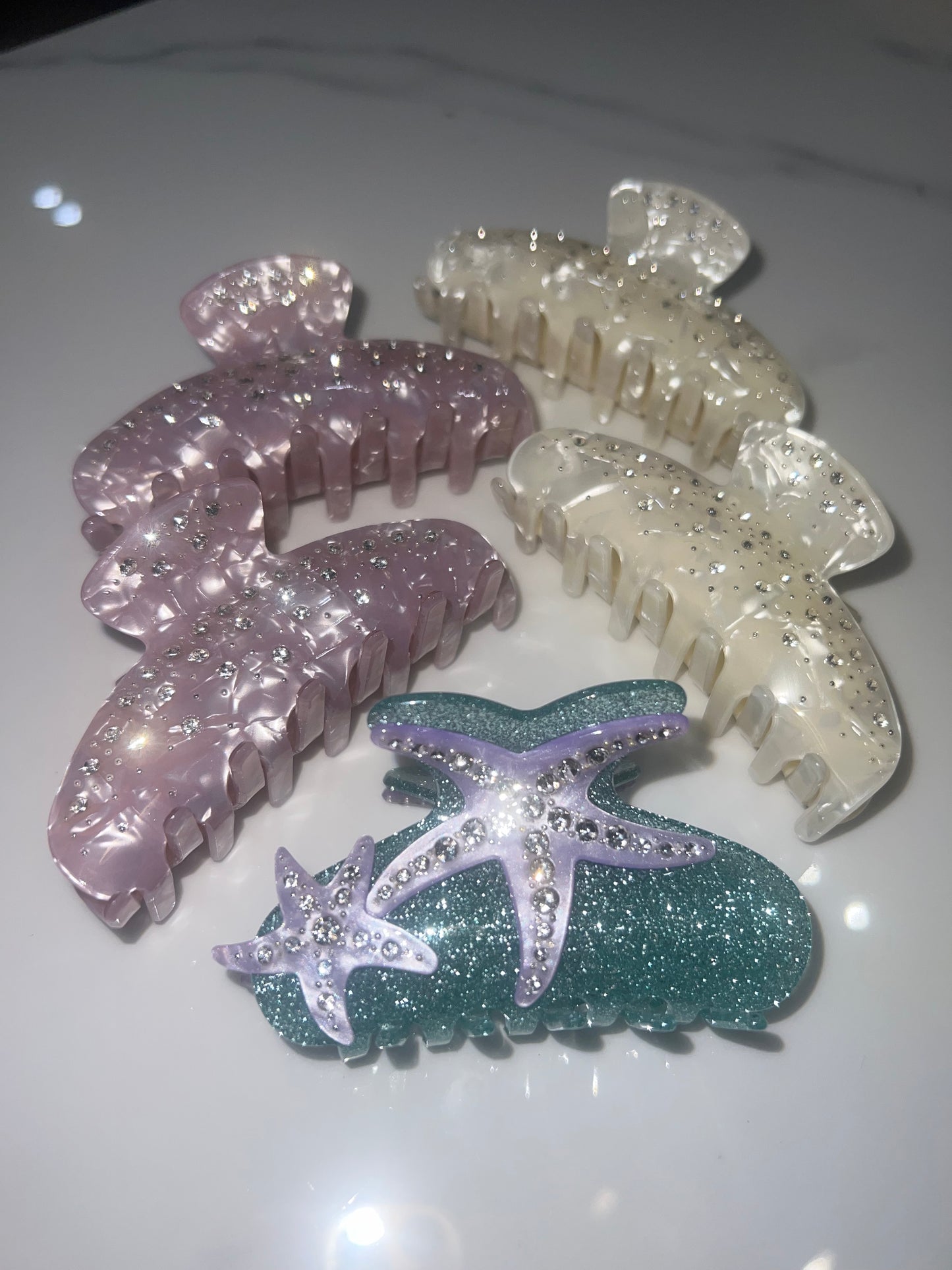 Fermaglio per capelli con stelle estive