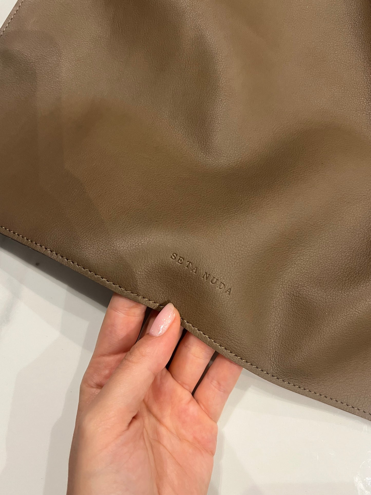 Seta Nuda Brown Leather Bag