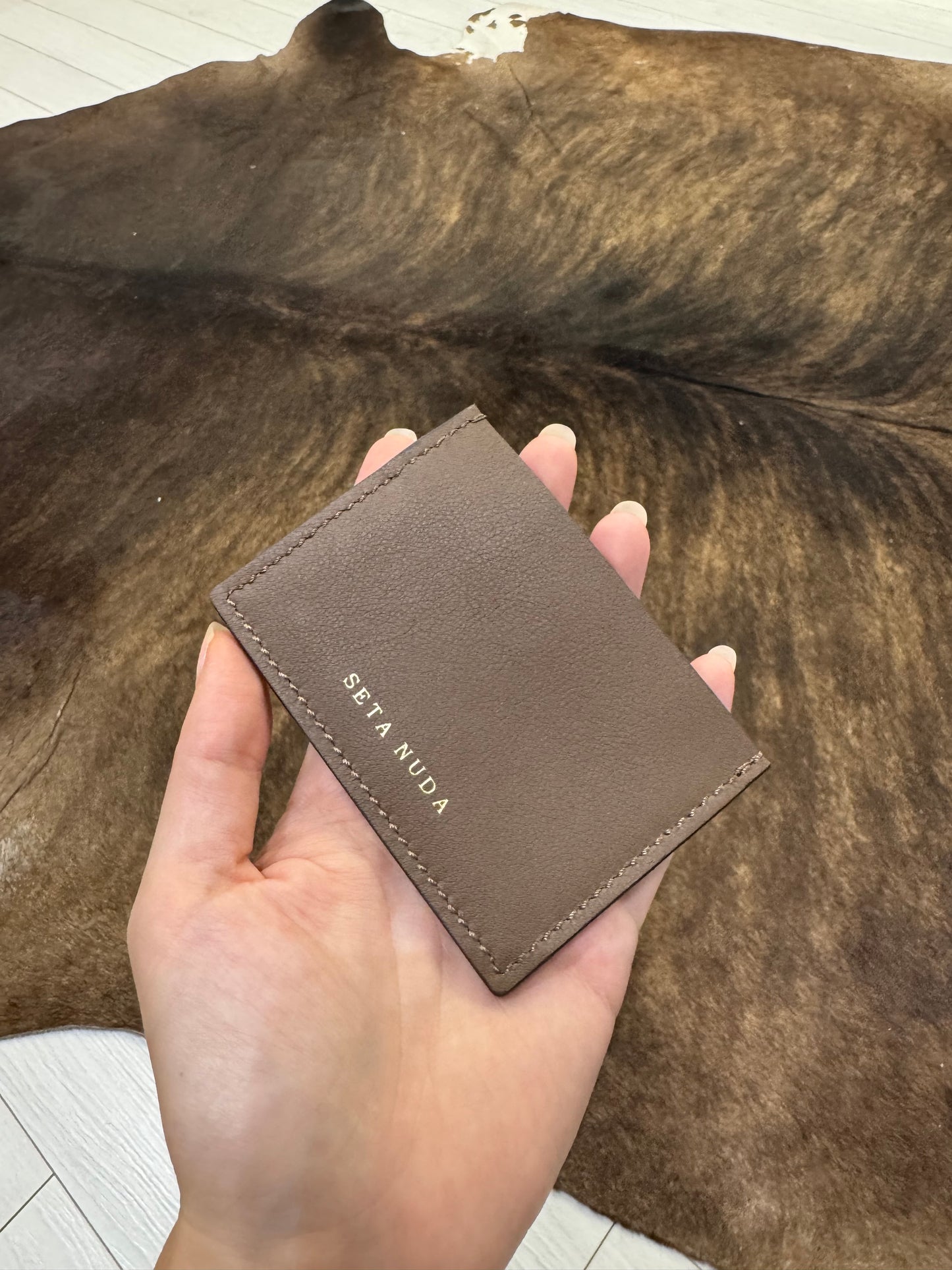 Choco Brown Leather Card holder