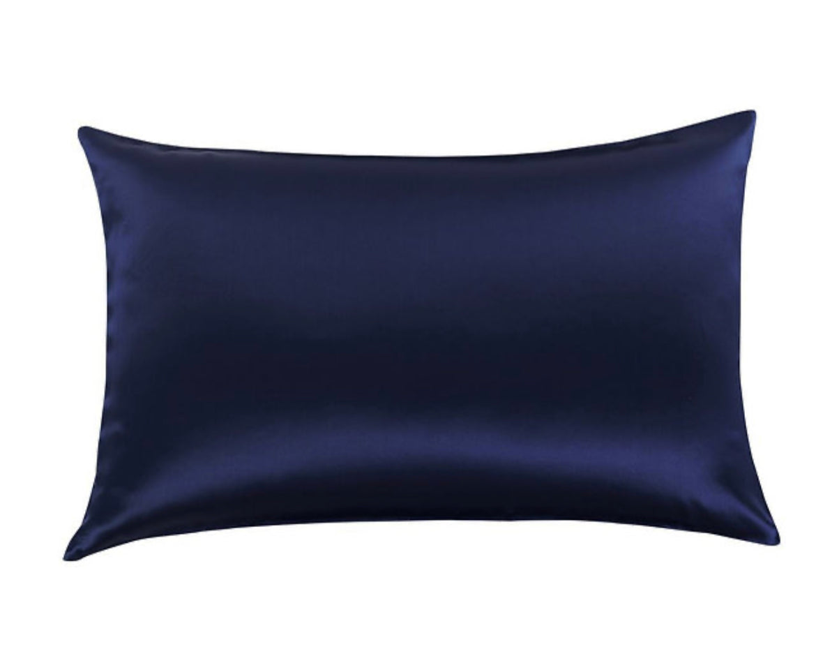 Federa in seta blu reale