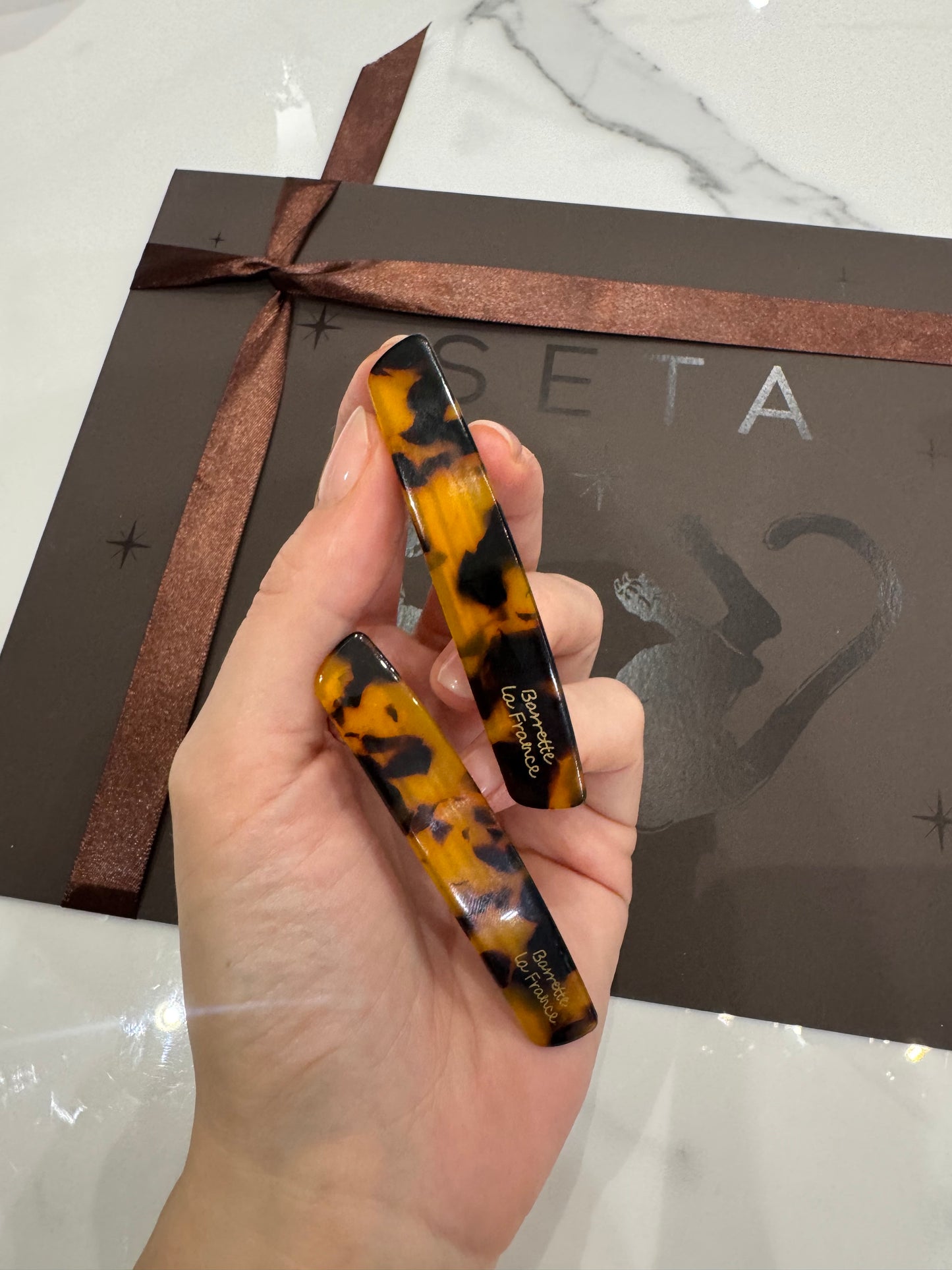 Animal Print Duo Hairclips