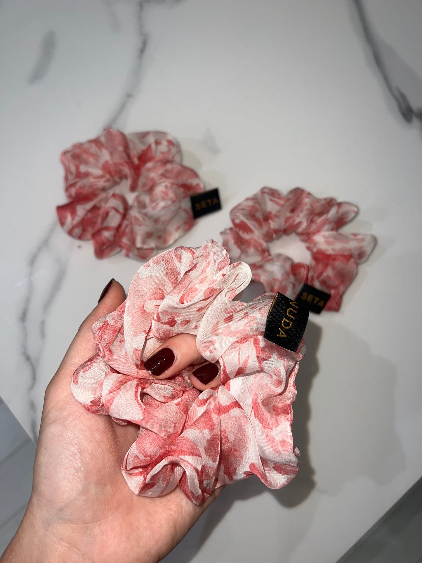Rose Petal Dream Scrunchie