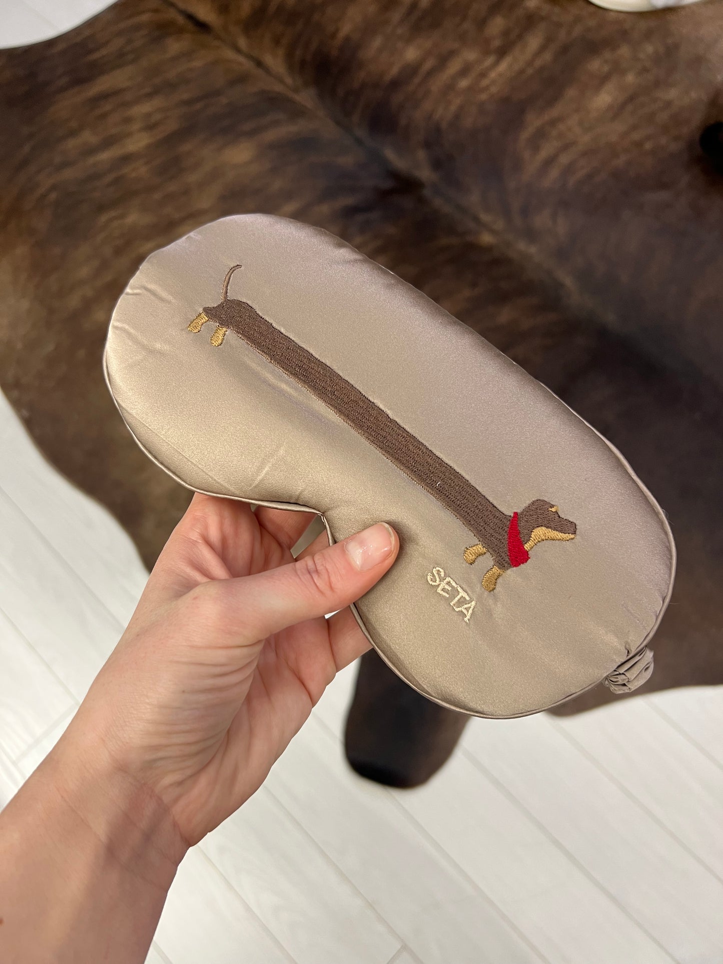 Puppy Love Silk Sleeping Mask