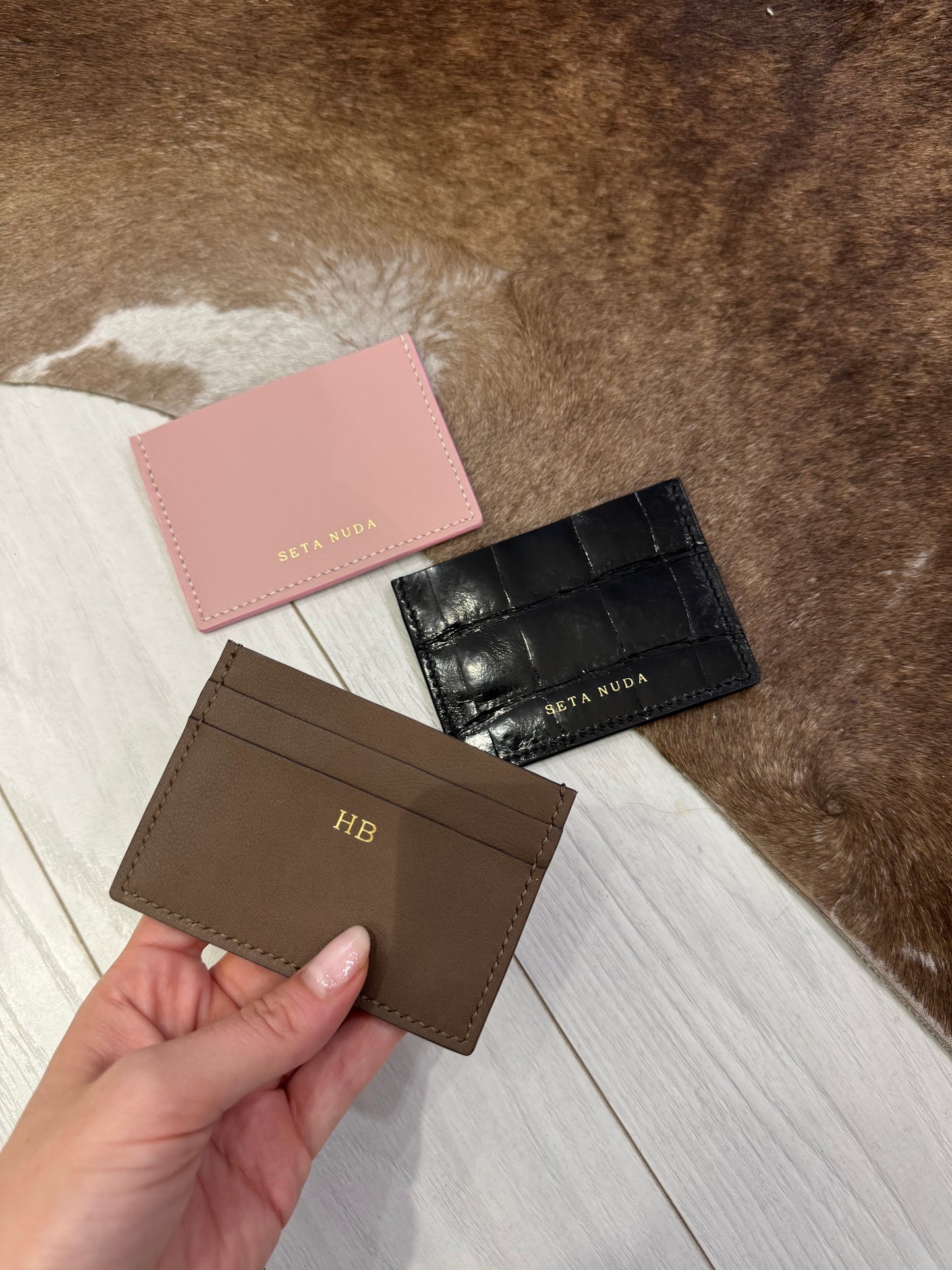 Choco Brown Leather Card holder