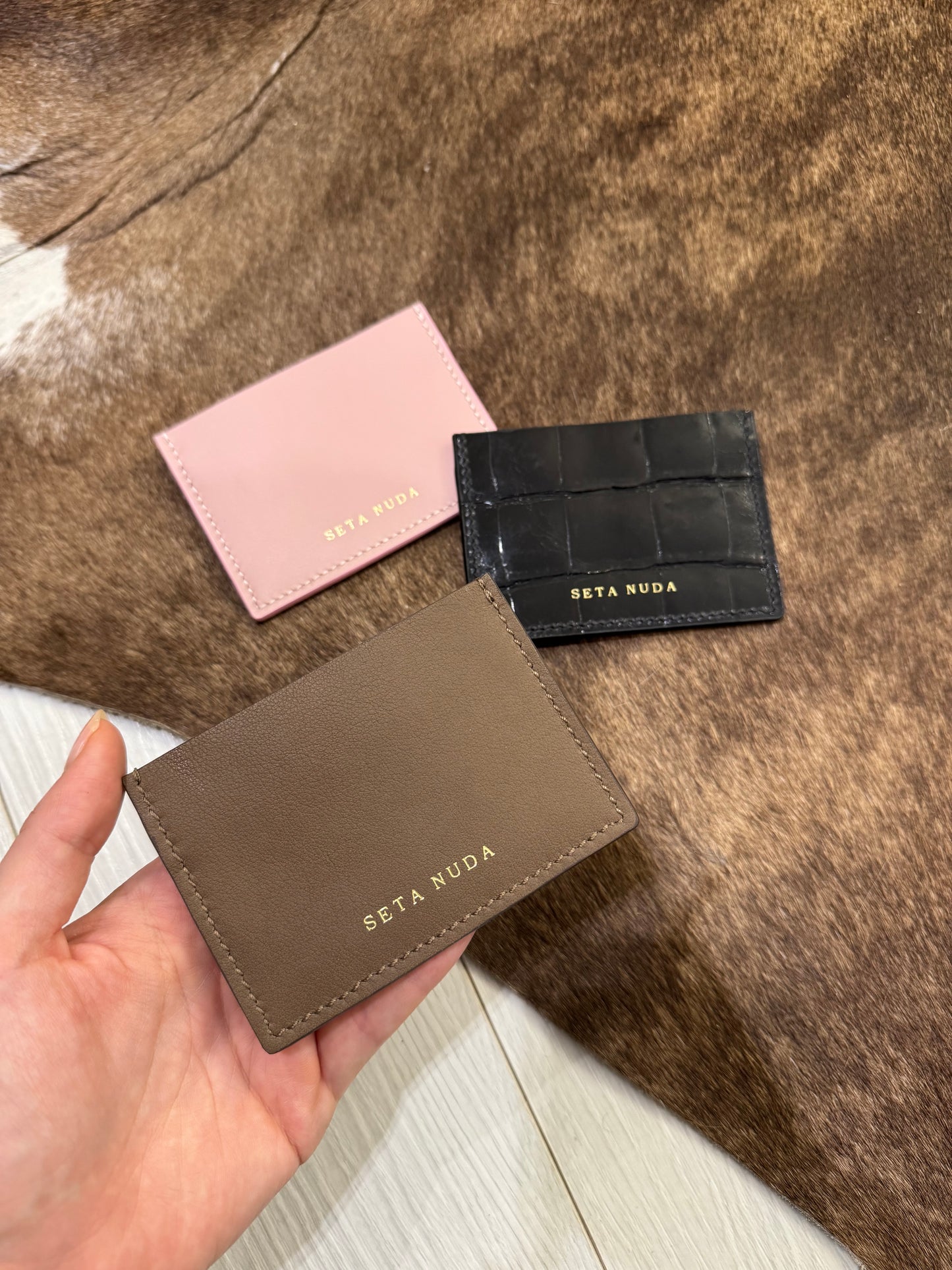 Choco Brown Leather Card holder