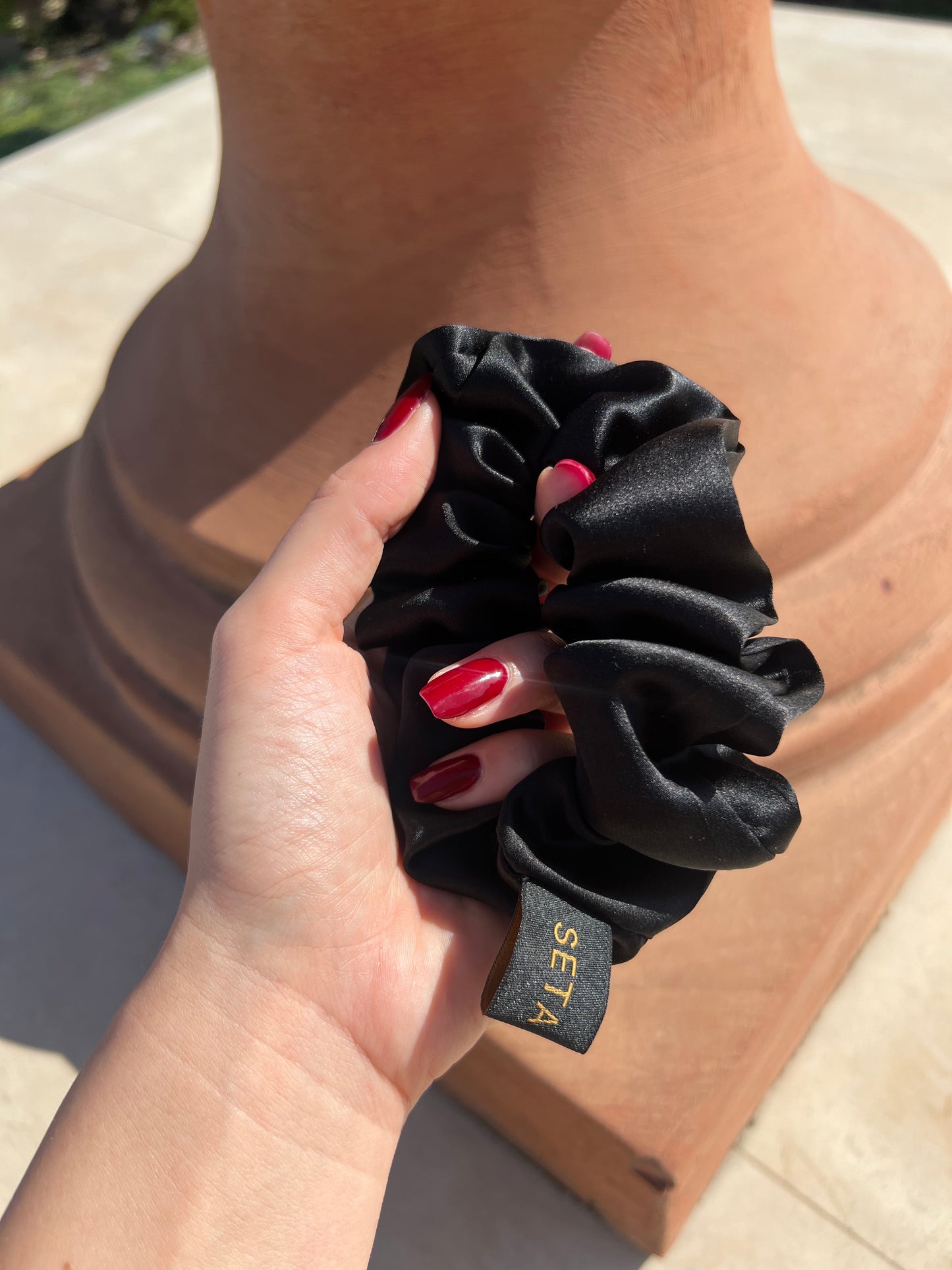 Classic Black Scrunchie