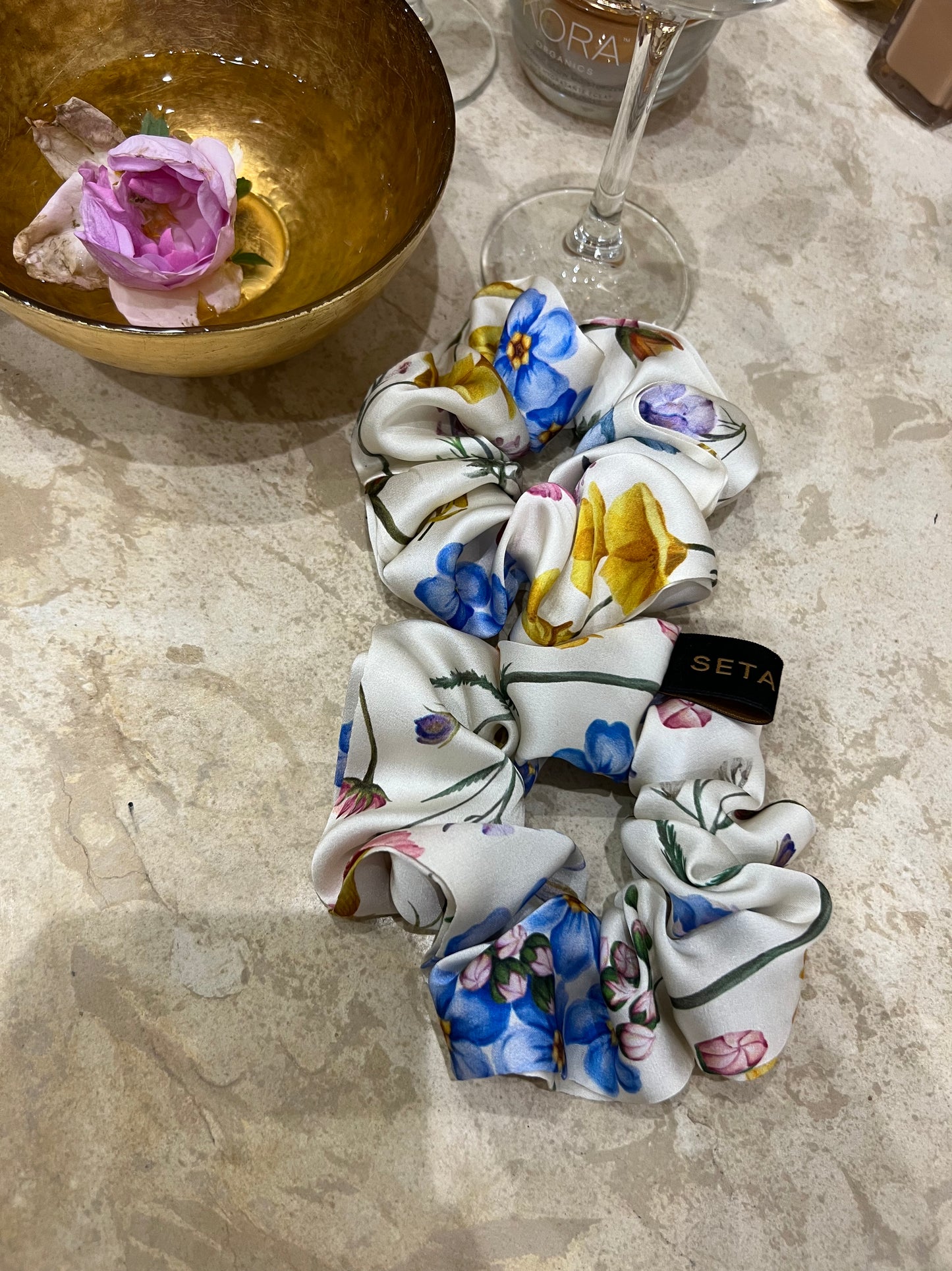 Scrunchie in seta Provans