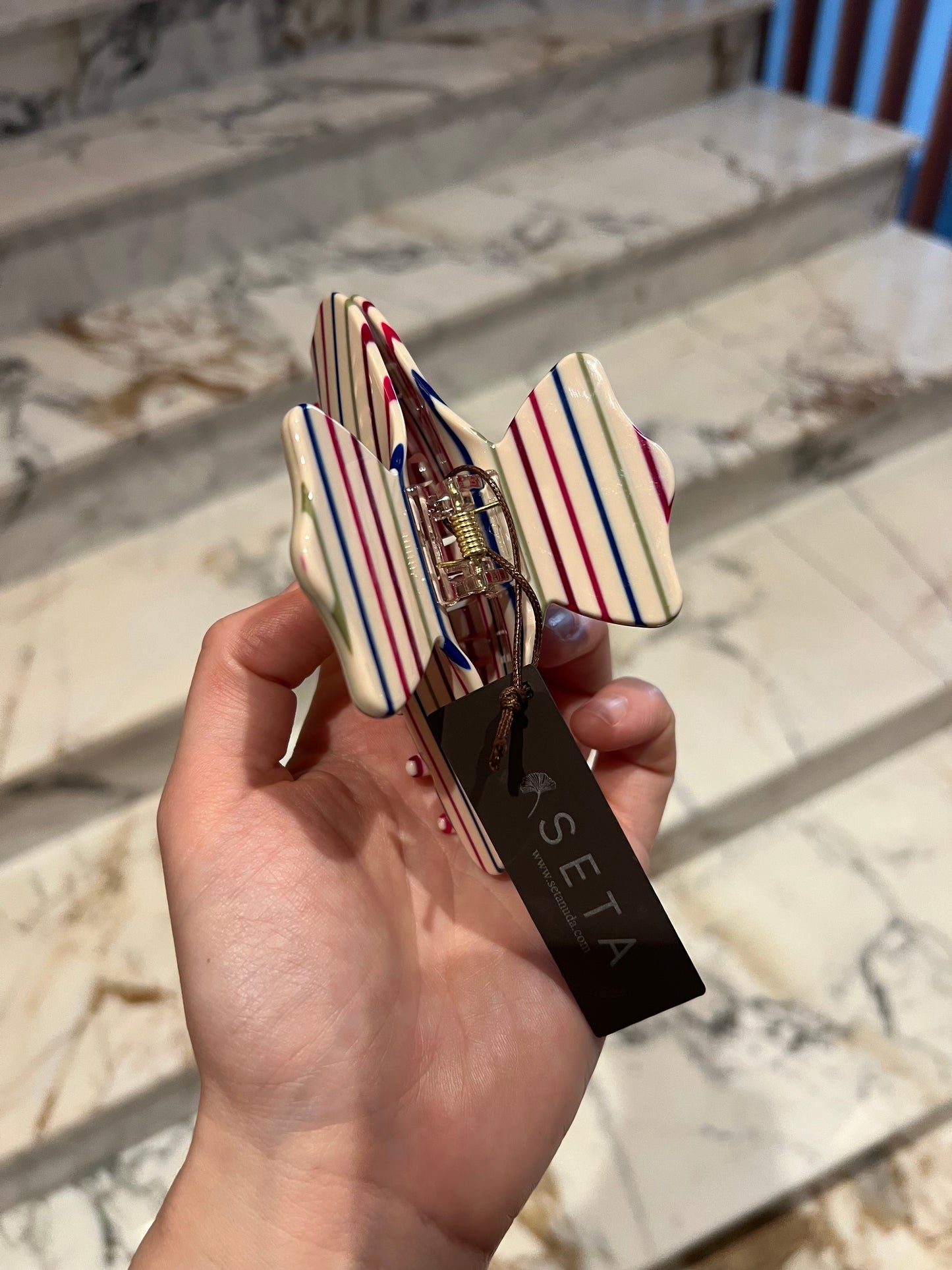 Soft Stripes Hairclip