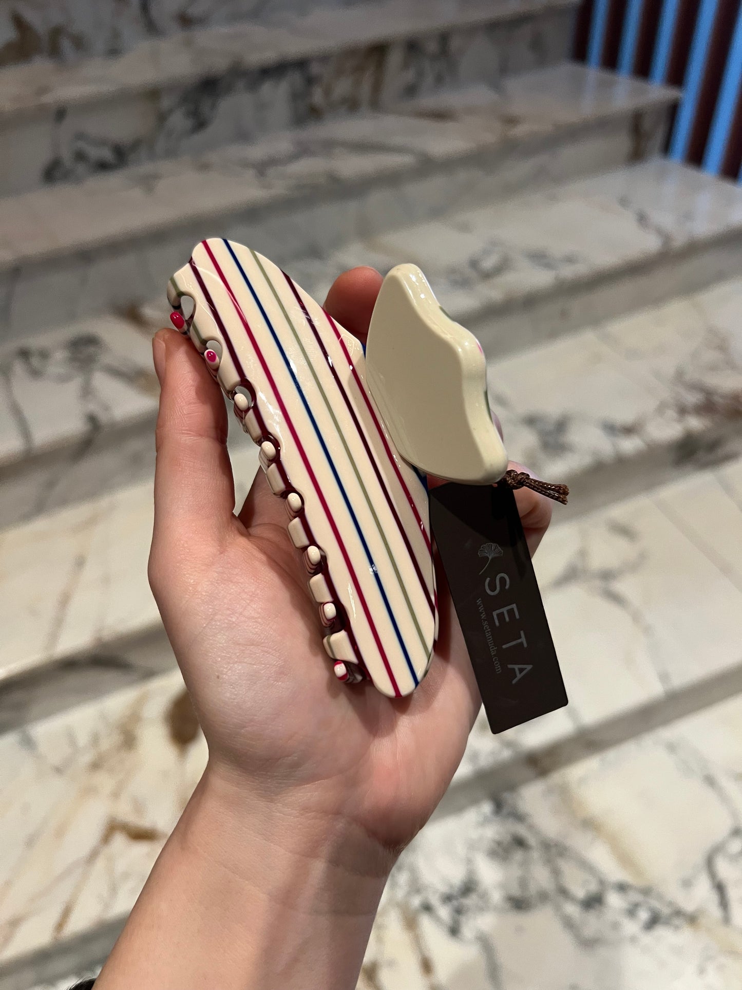 Soft Stripes Hairclip
