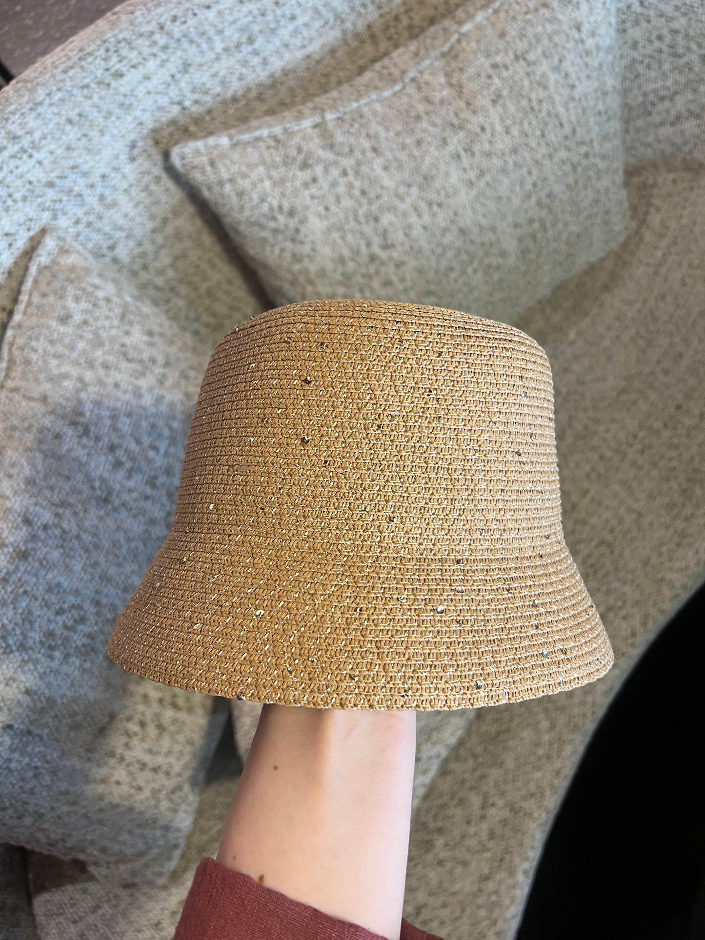 CAPRI Payettes & Silk Bucket Hat