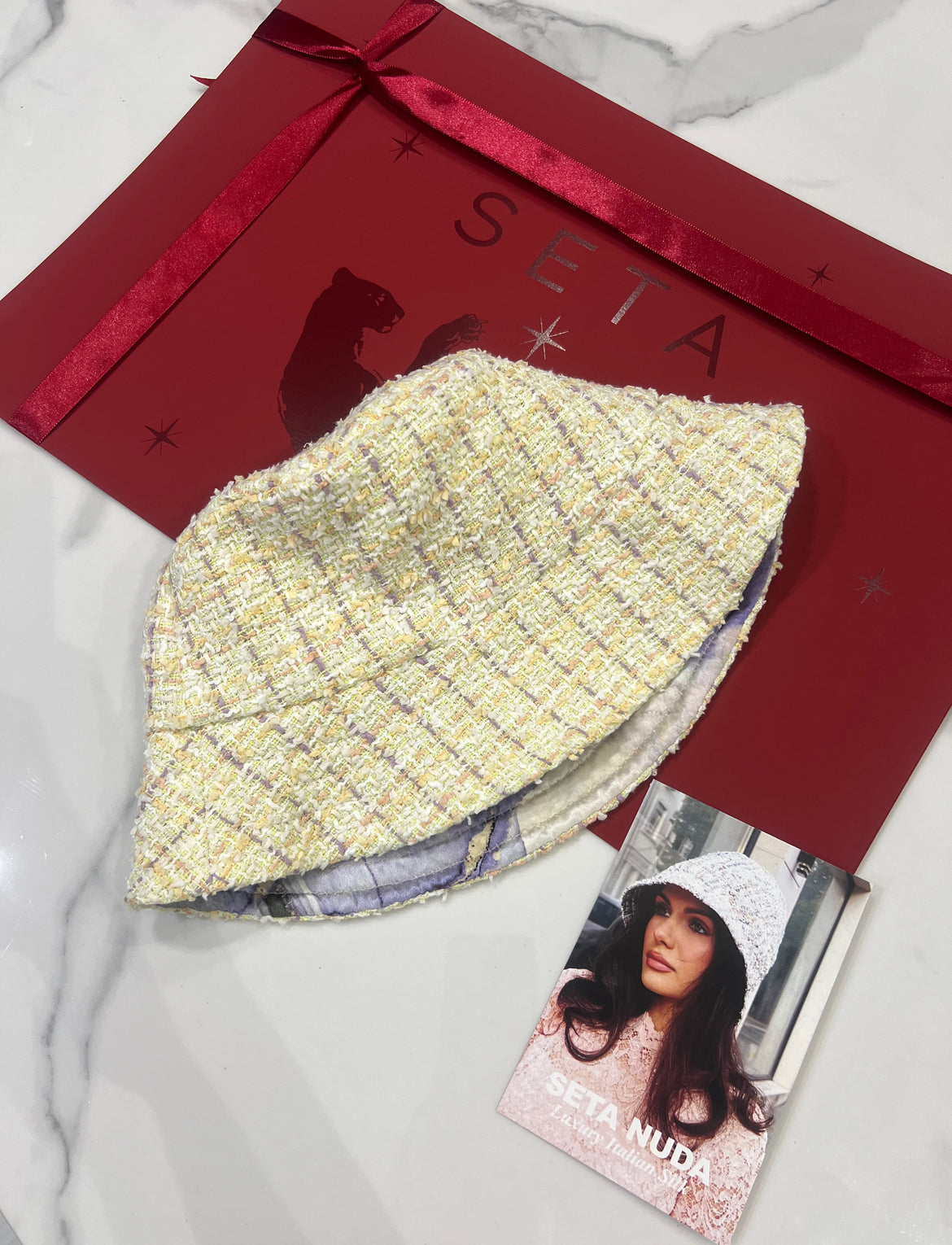 Summer Silk Bucket Hat