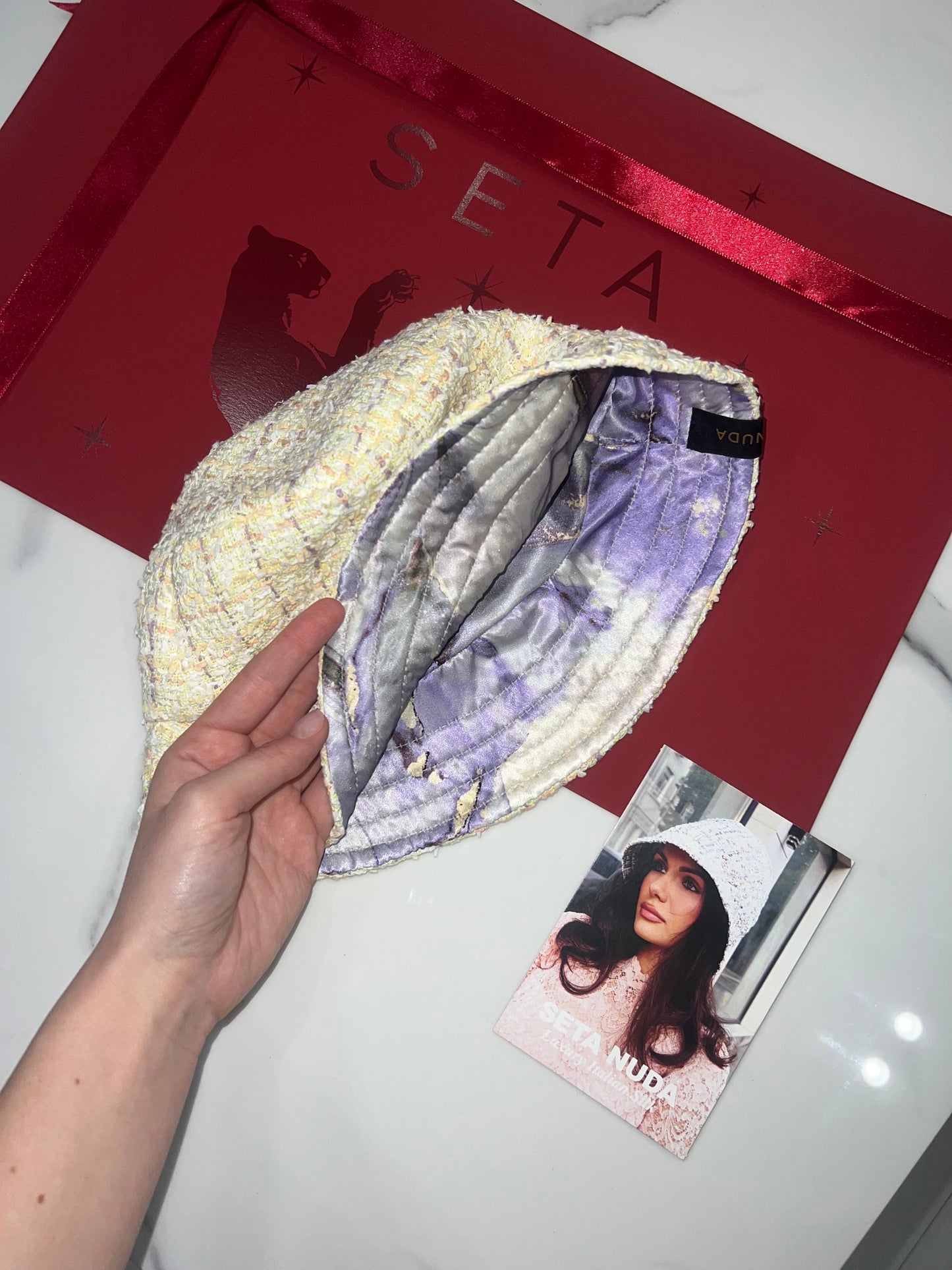 Cappello estivo in seta