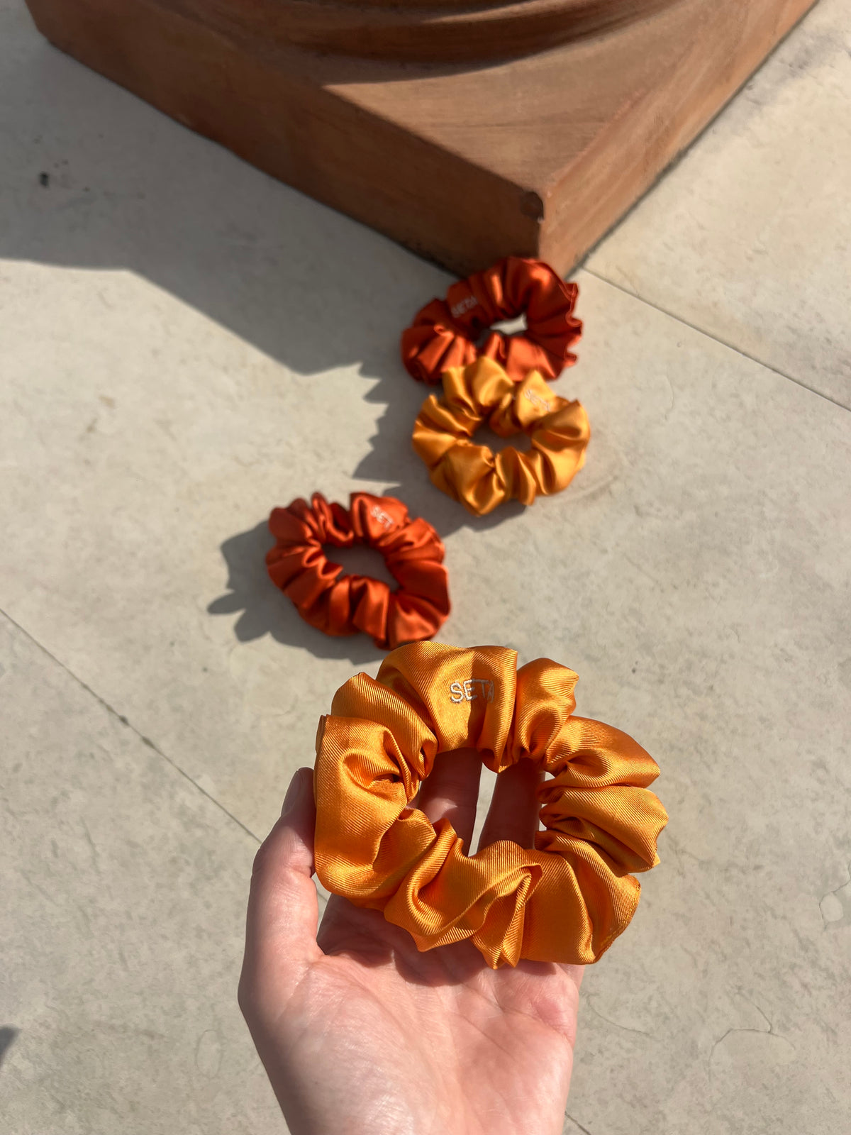 Tramonto Silk Scrunchie
