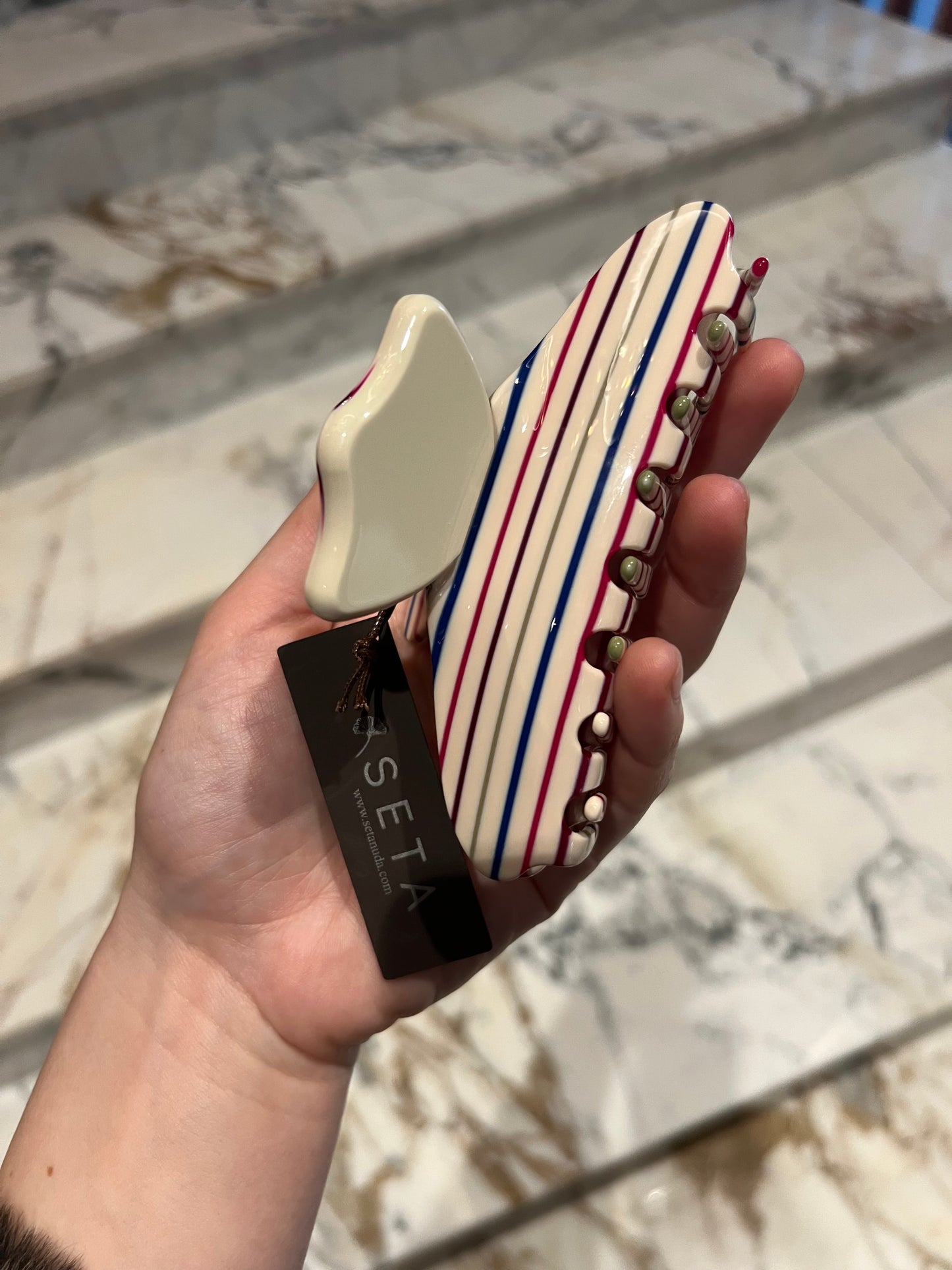 Soft Stripes Hairclip
