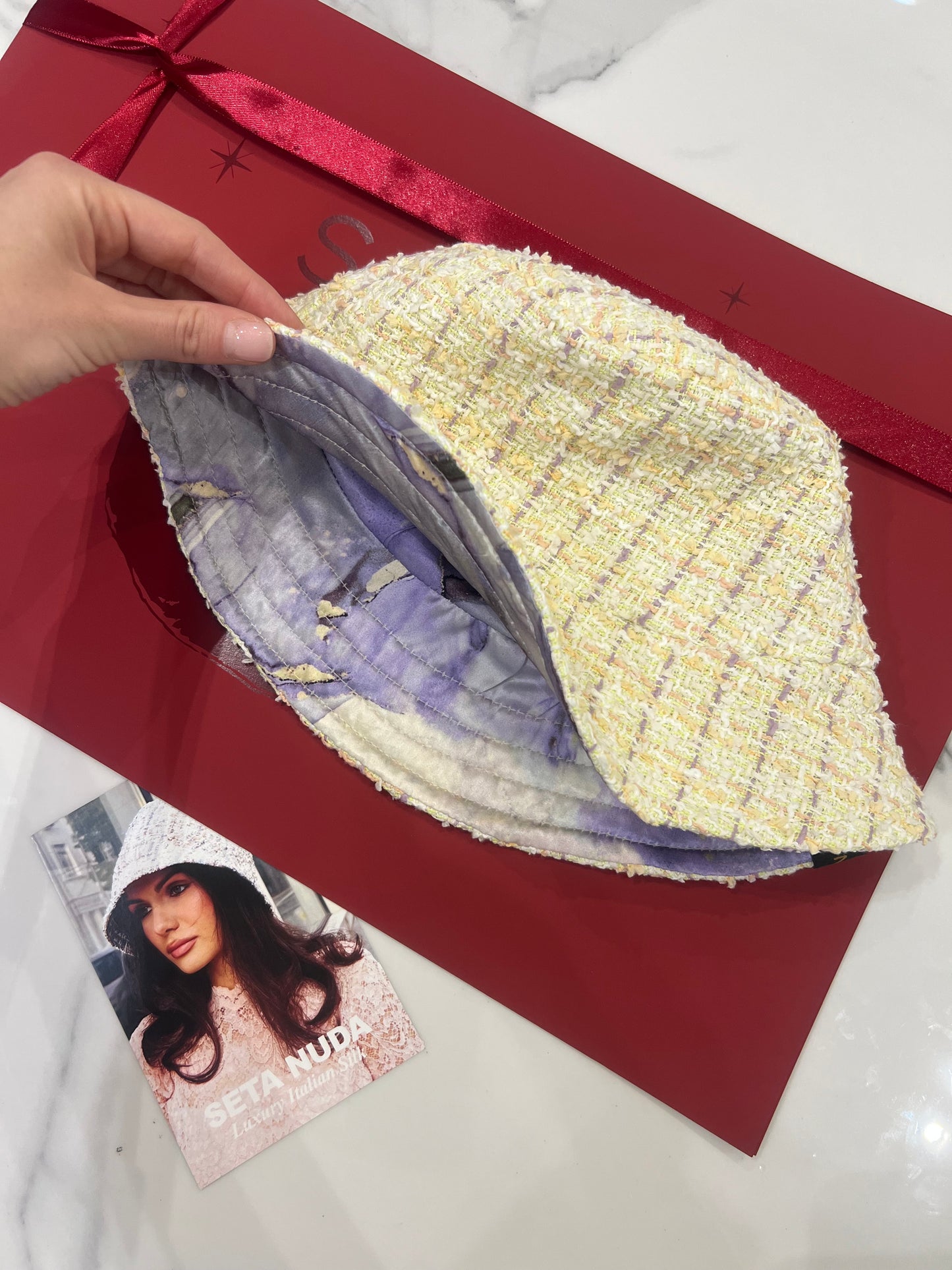 Cappello estivo in seta