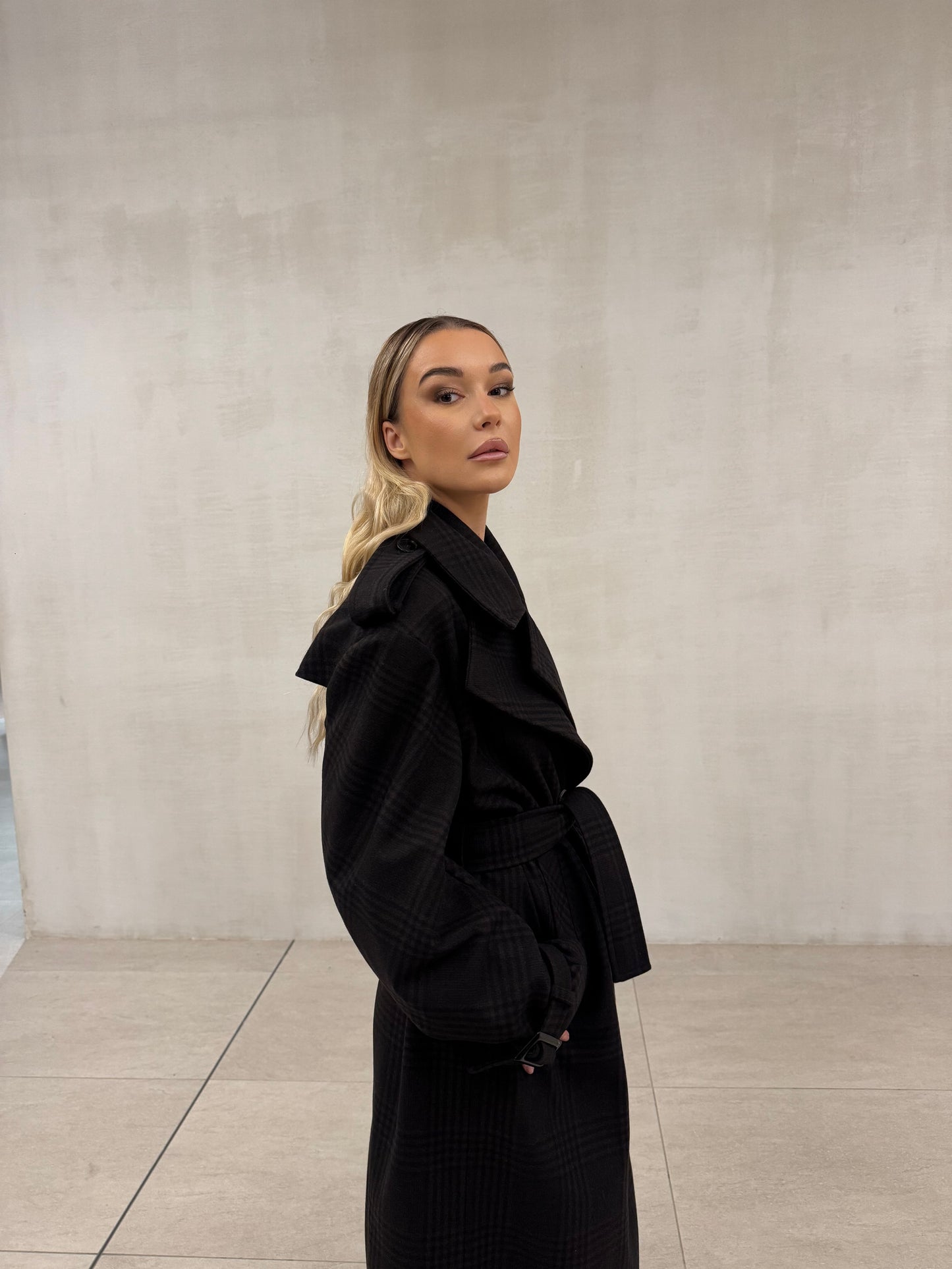 Dark Brown Paris Wool Coat