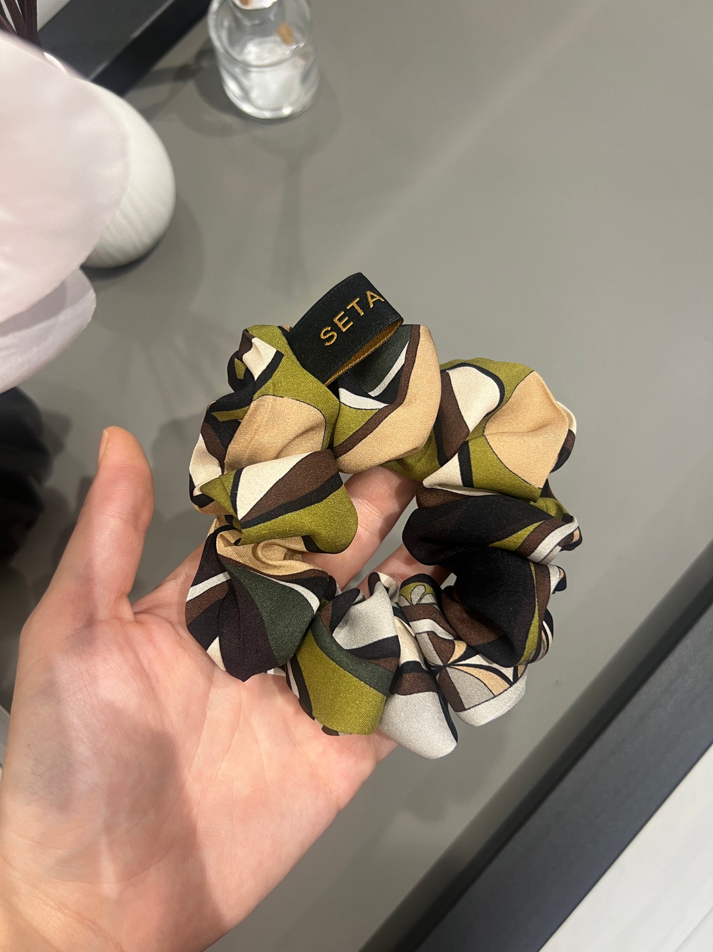 Autumn Silk Scrunchie