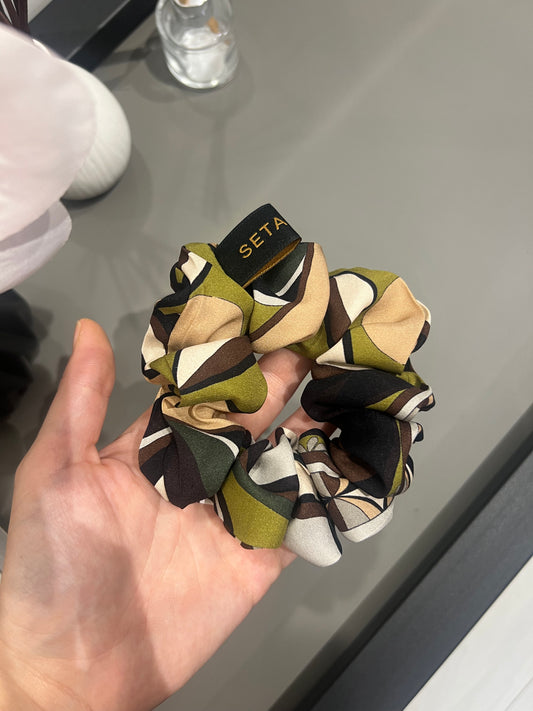 Autumn Silk Scrunchie