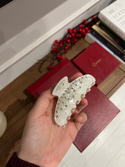 White Diamond Hairclip