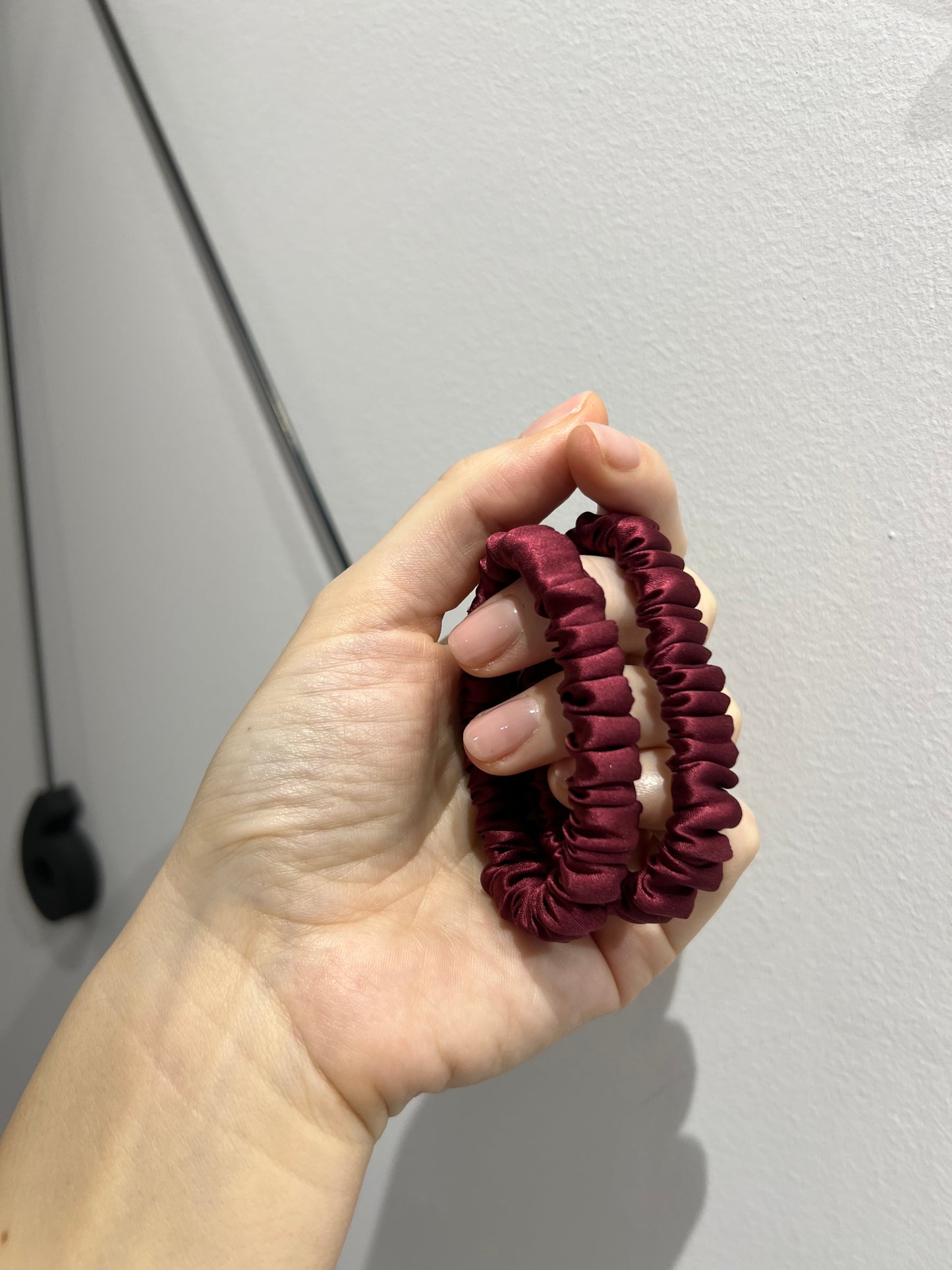 2 Pack Bordeaux Silk Skinnies