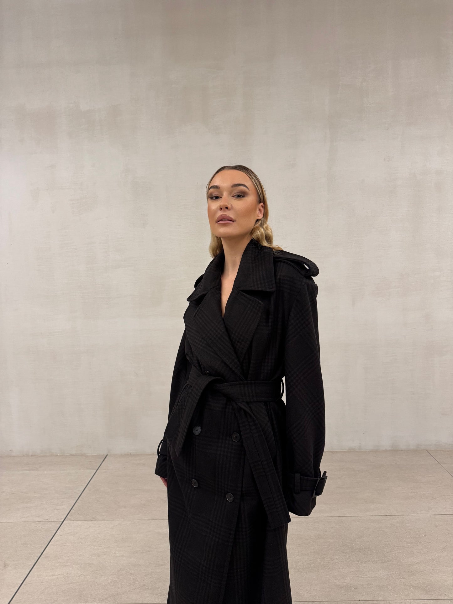 Dark Brown Paris Wool Coat