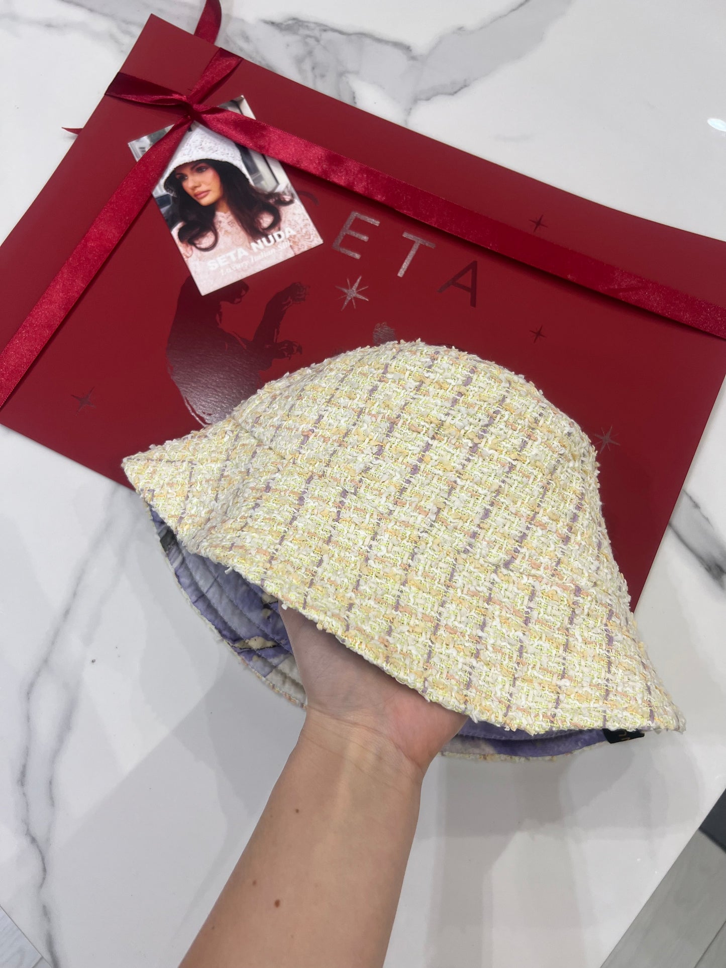 Cappello estivo in seta