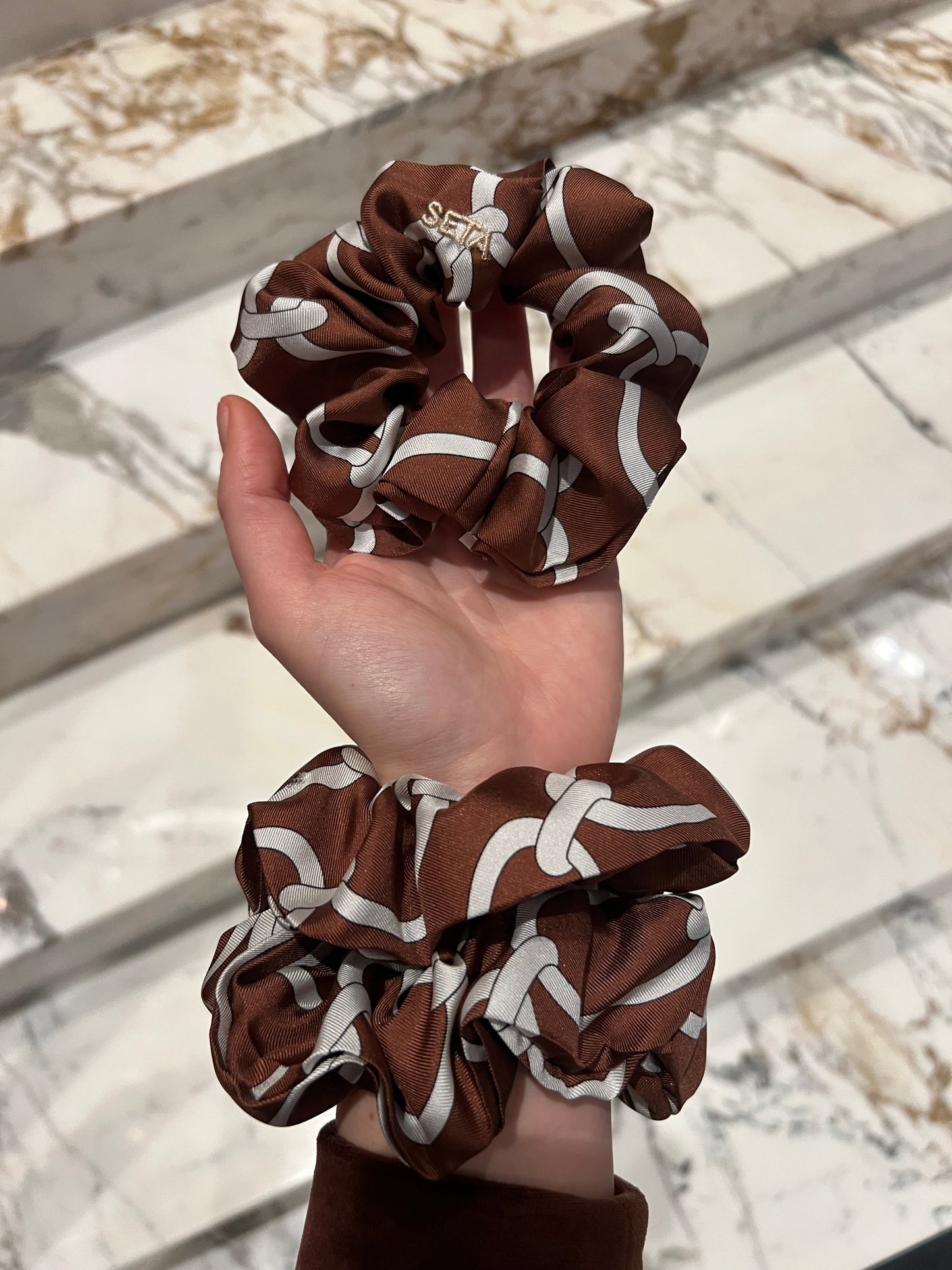 Macadamia Silk Scrunchie