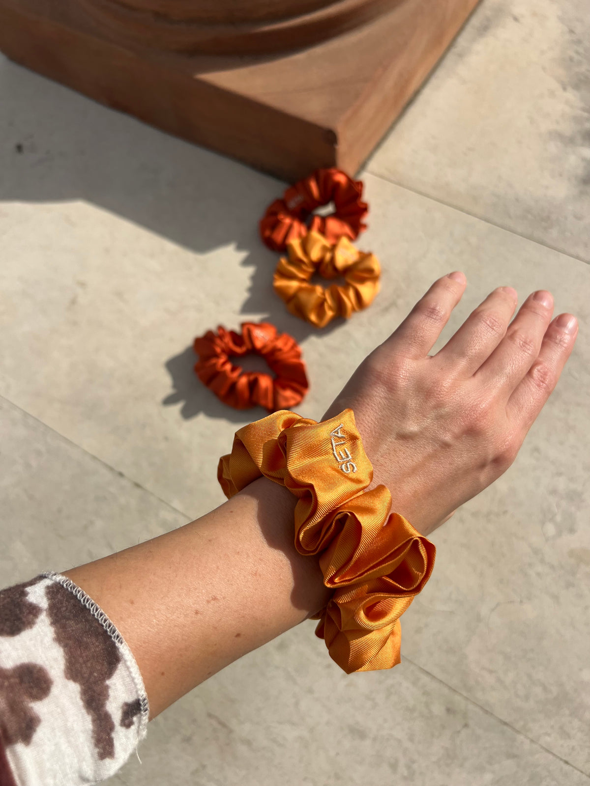 Tramonto Silk Scrunchie
