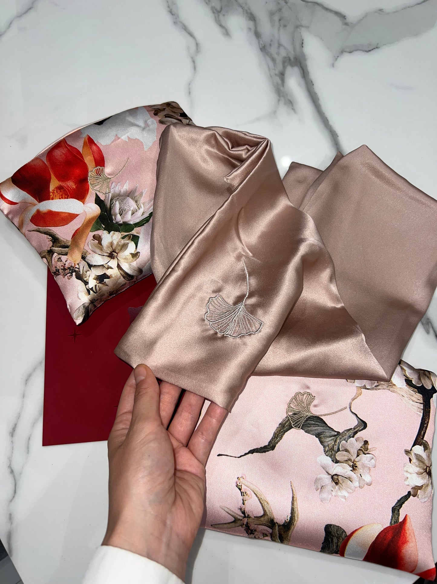 Калъфка за възглавница в цвят ‘Rose Gold’ пепел от рози