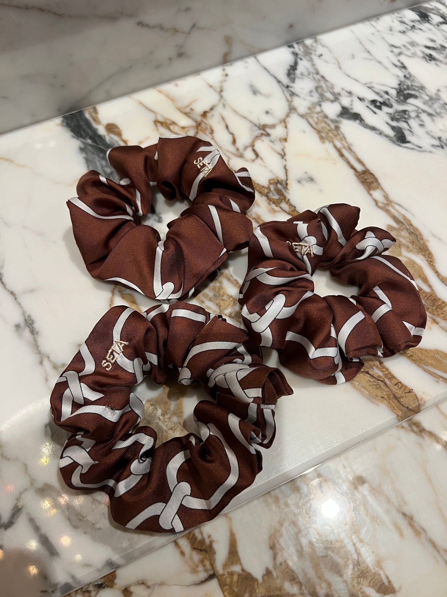 Macadamia Silk Scrunchie