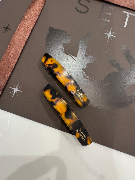 Animal Print Duo Hairclips