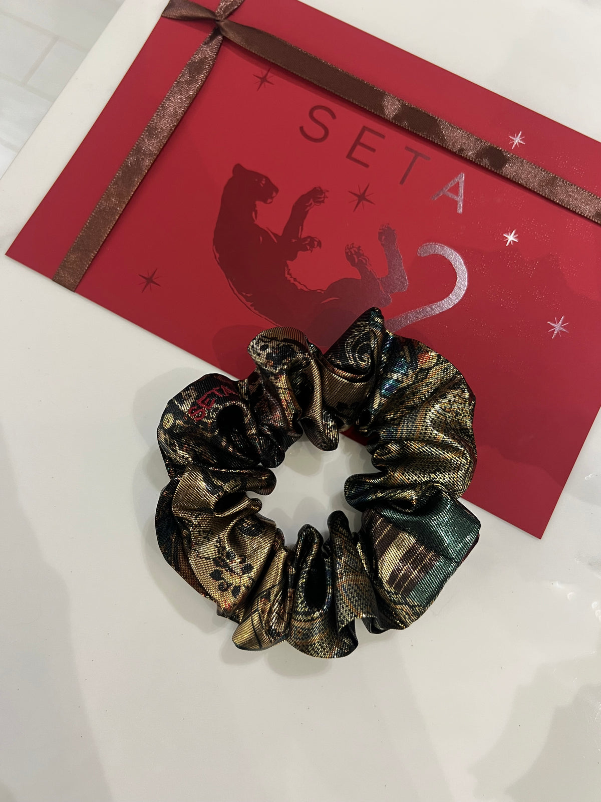 Brillante Silk Scrunchie