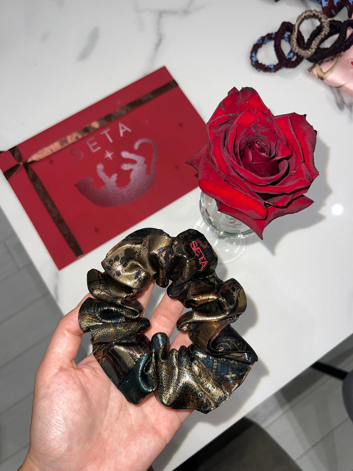 Brillante Silk Scrunchie