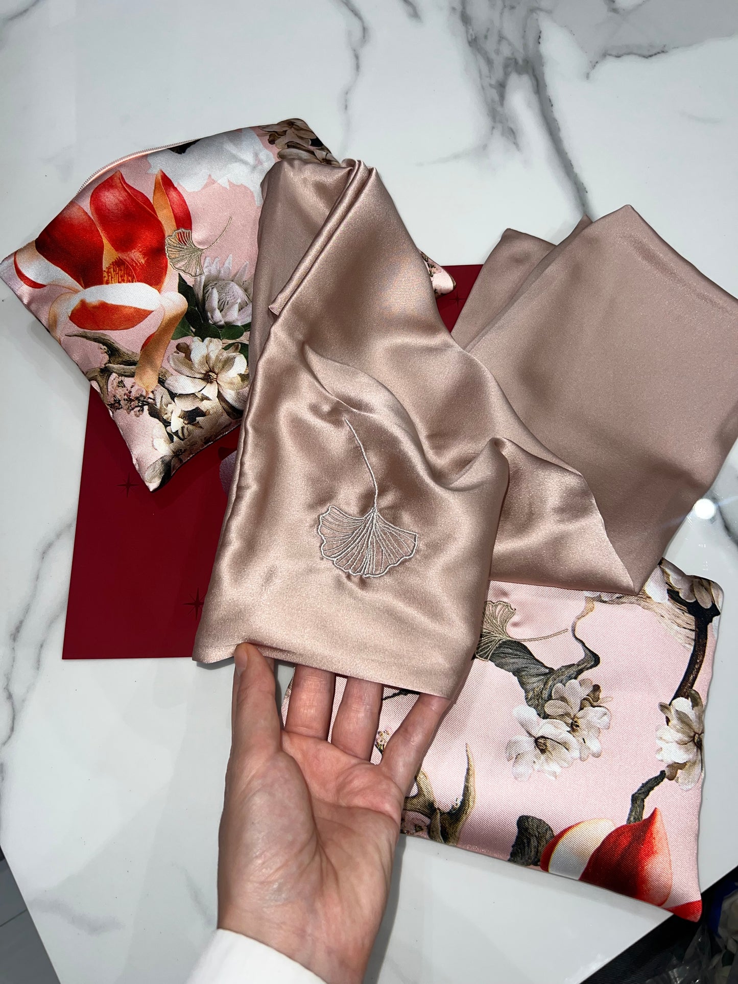 Калъфка за възглавница в цвят ‘Rose Gold’ пепел от рози