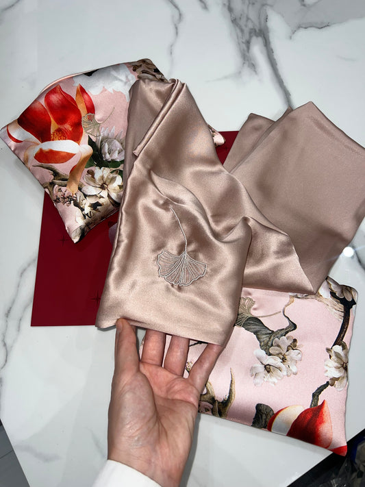Калъфка за възглавница в цвят ‘Rose Gold’ пепел от рози