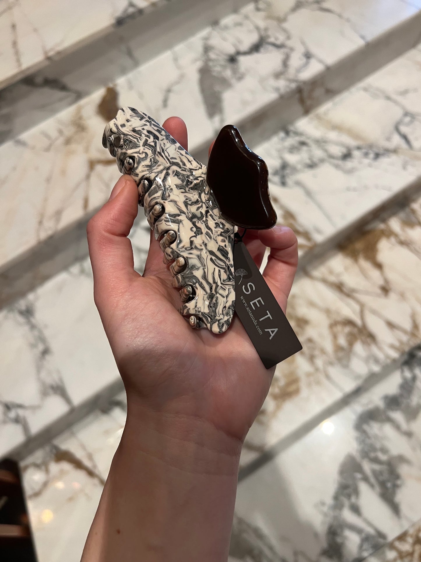 Brown & Beige Hairclip