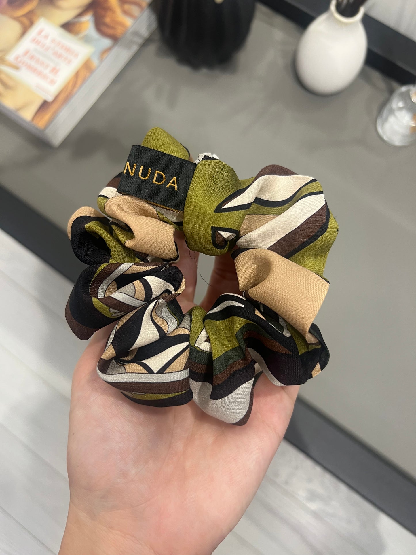 Autumn Silk Scrunchie