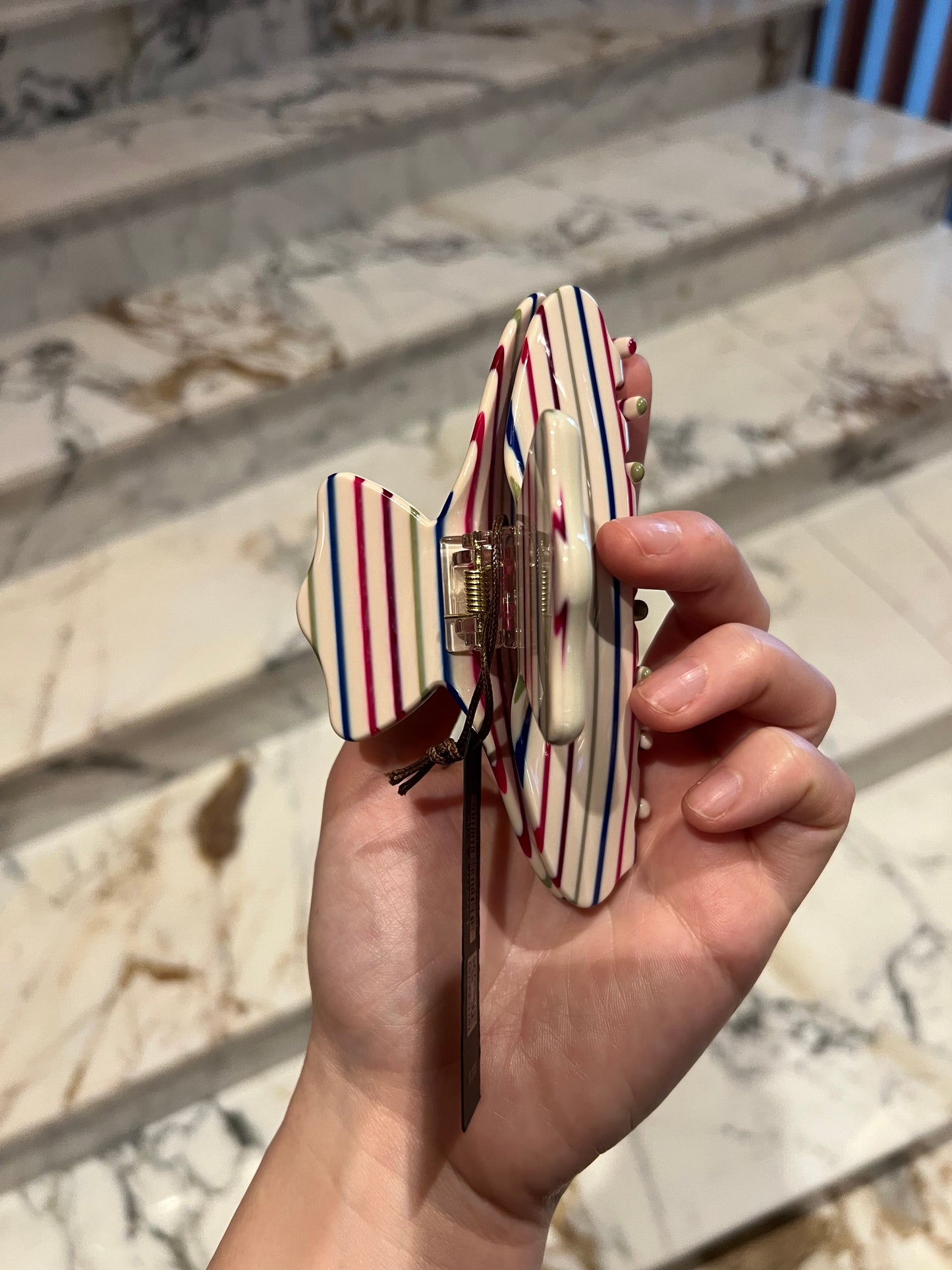 Soft Stripes Hairclip