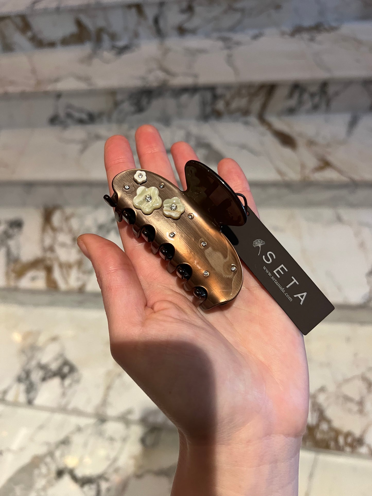 Metallic Bouquet Hairclip
