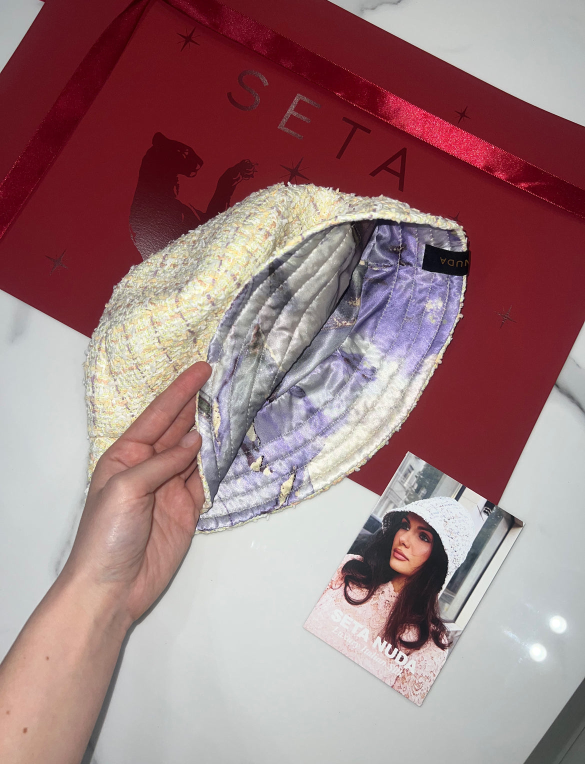 Summer Silk Bucket Hat