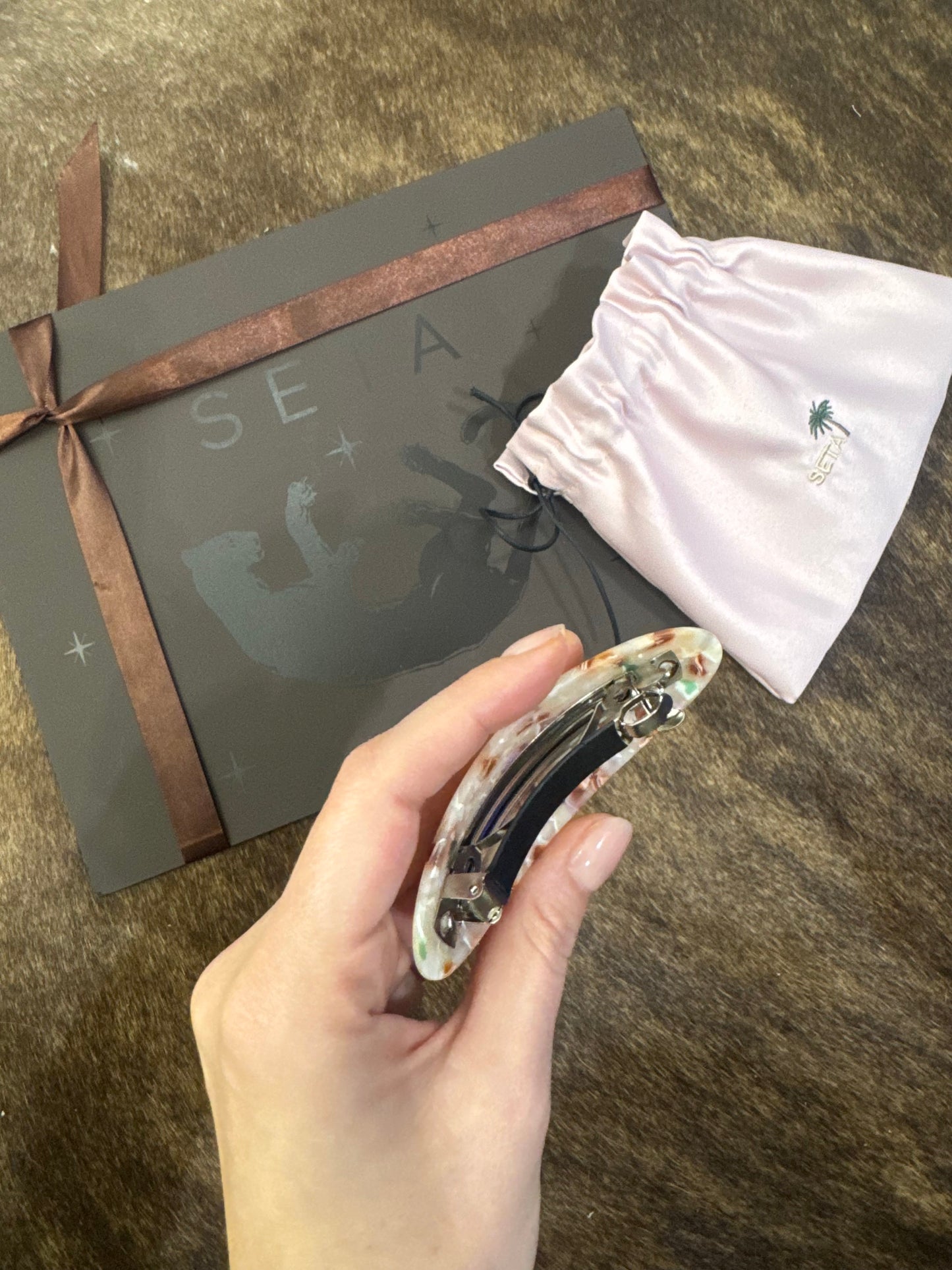 Soft Colours Feather Hairclip