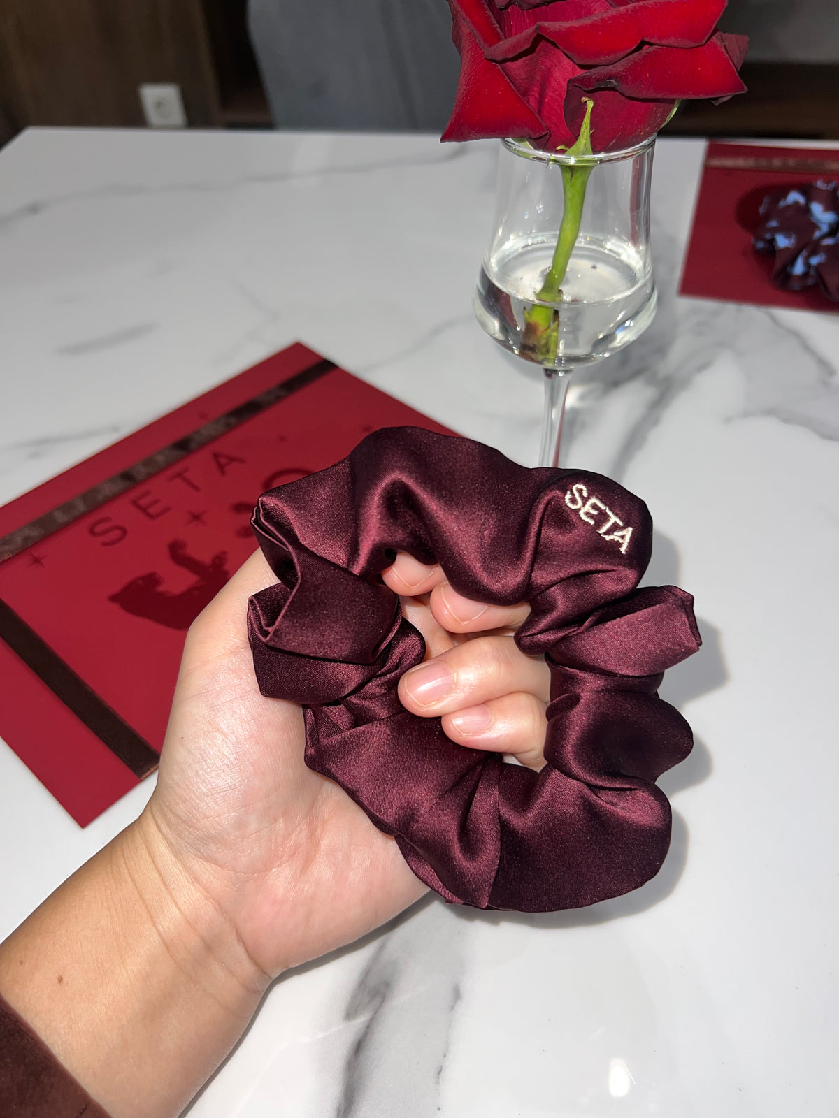Vinaccia Silk Scrunchie