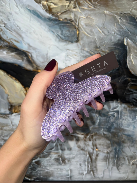 Fermaglio per capelli Purple Diamond Obsession