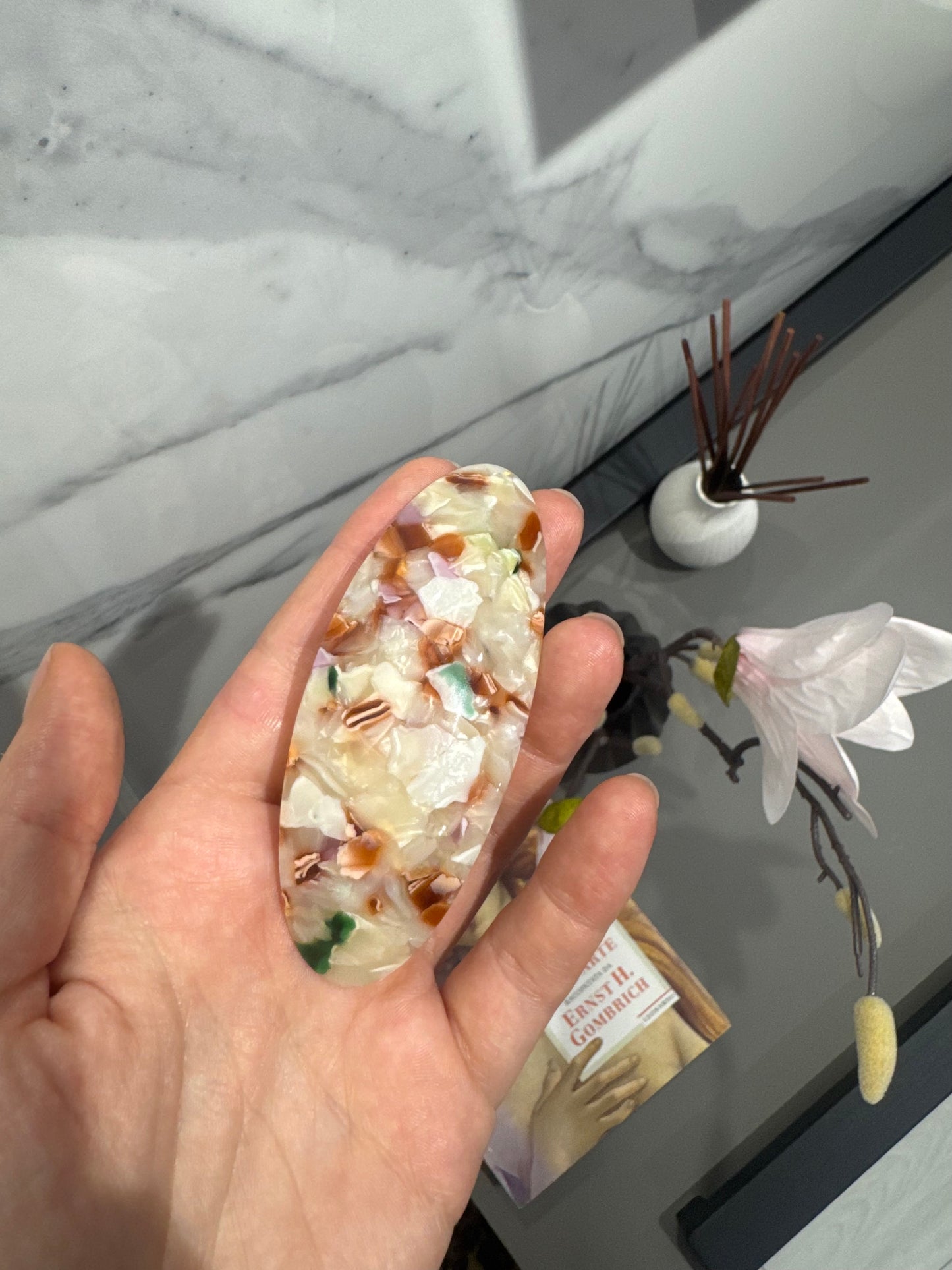 Soft Colours Feather Hairclip