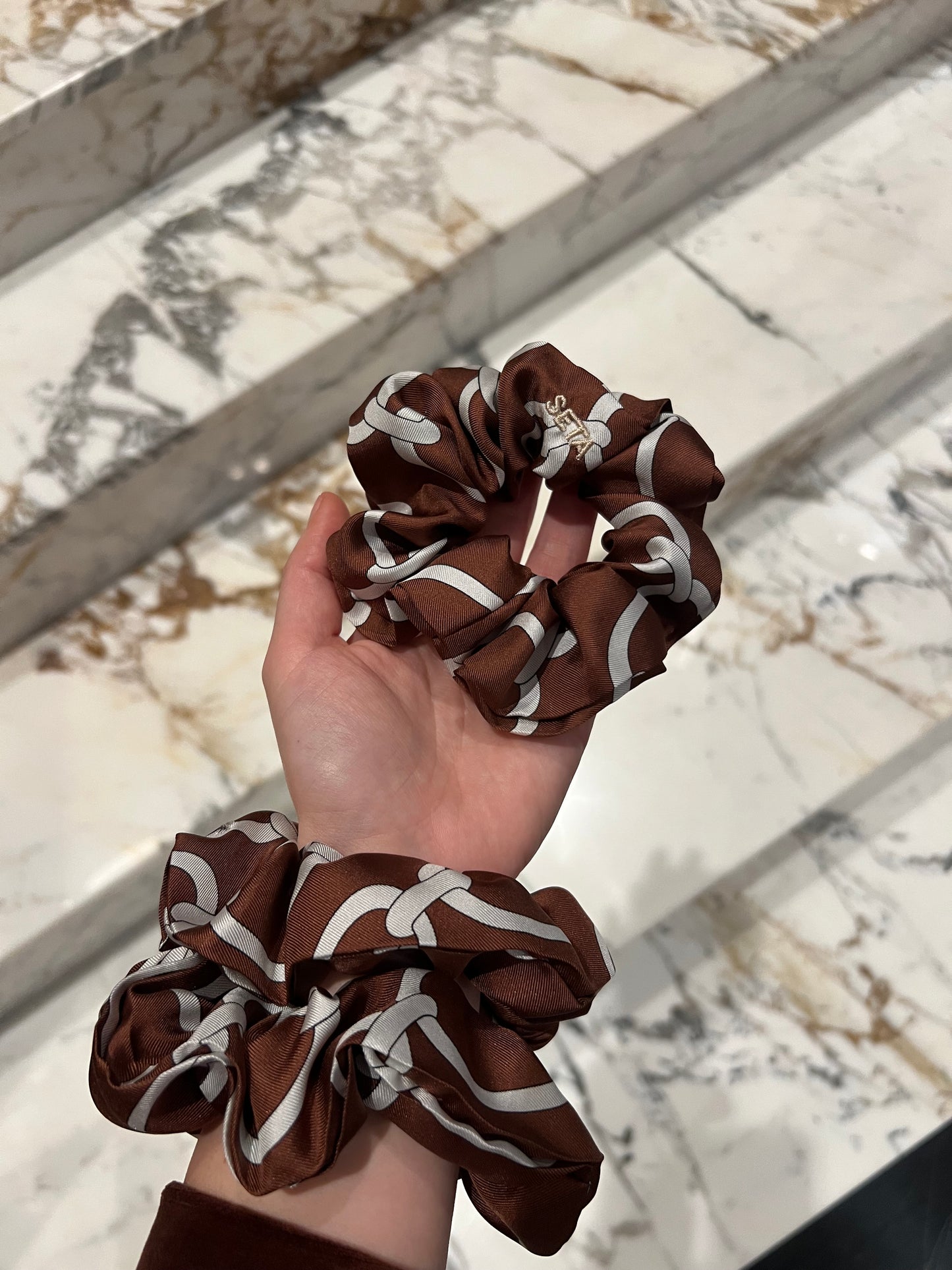 Macadamia Silk Scrunchie