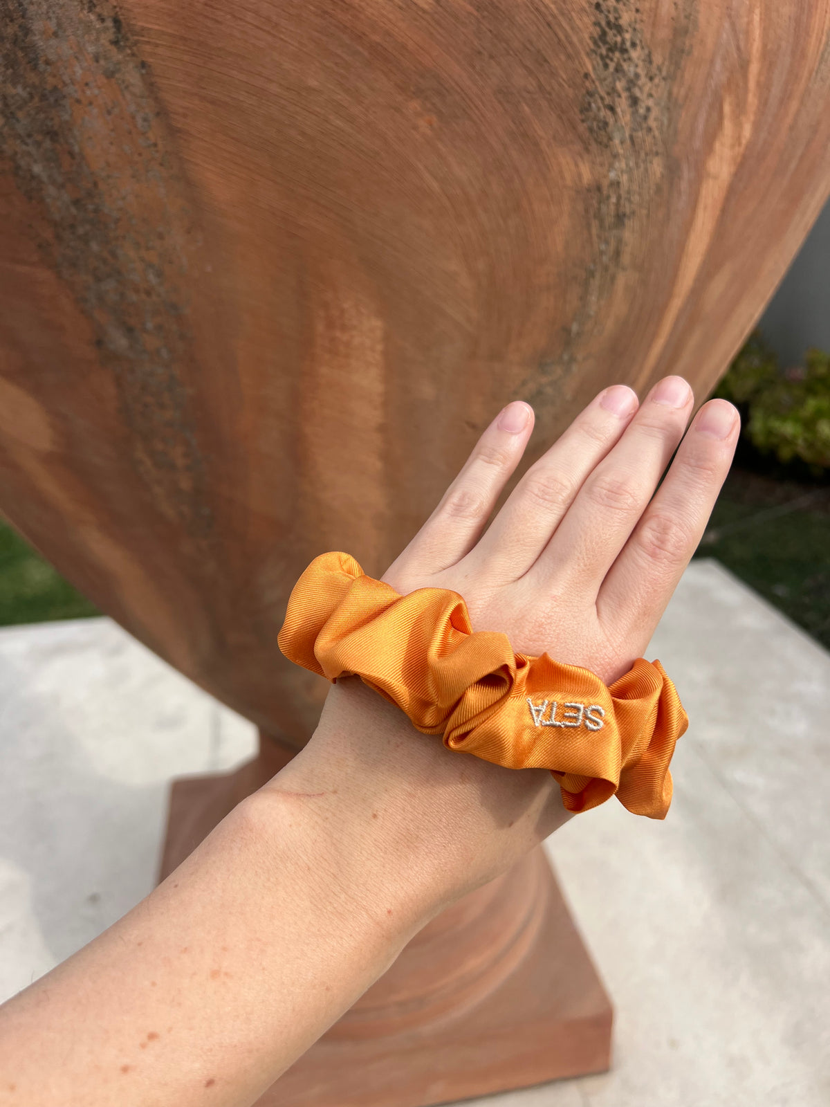 Tramonto Silk Scrunchie
