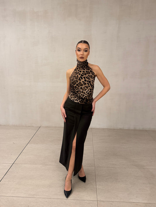 Dark Brown Long Skirt